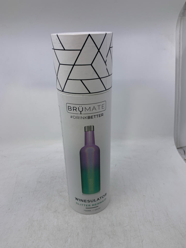 NIB WINESULATOR GLITTER MERMAID.