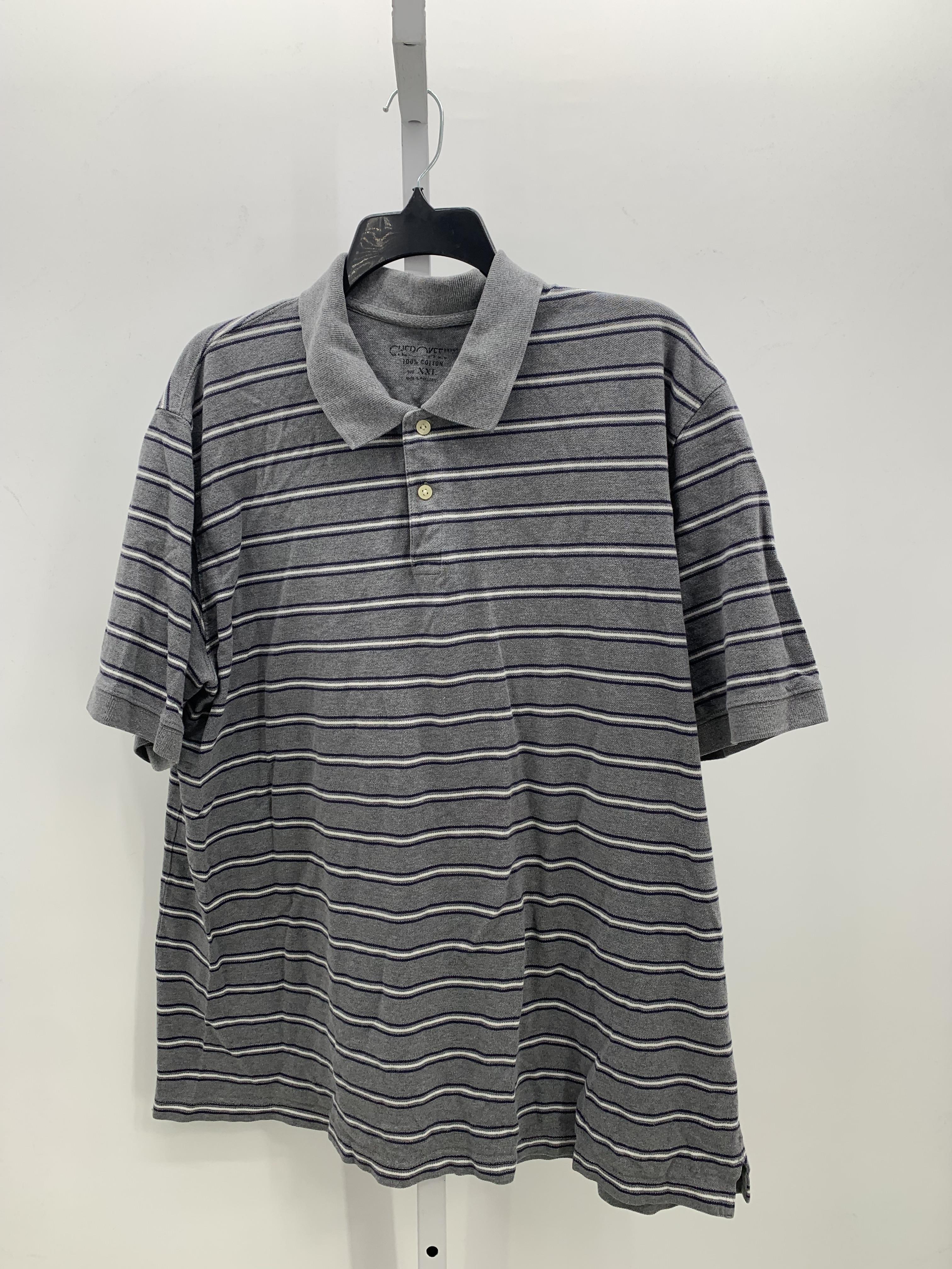 WAFFLE KNIT STRIPES POLO