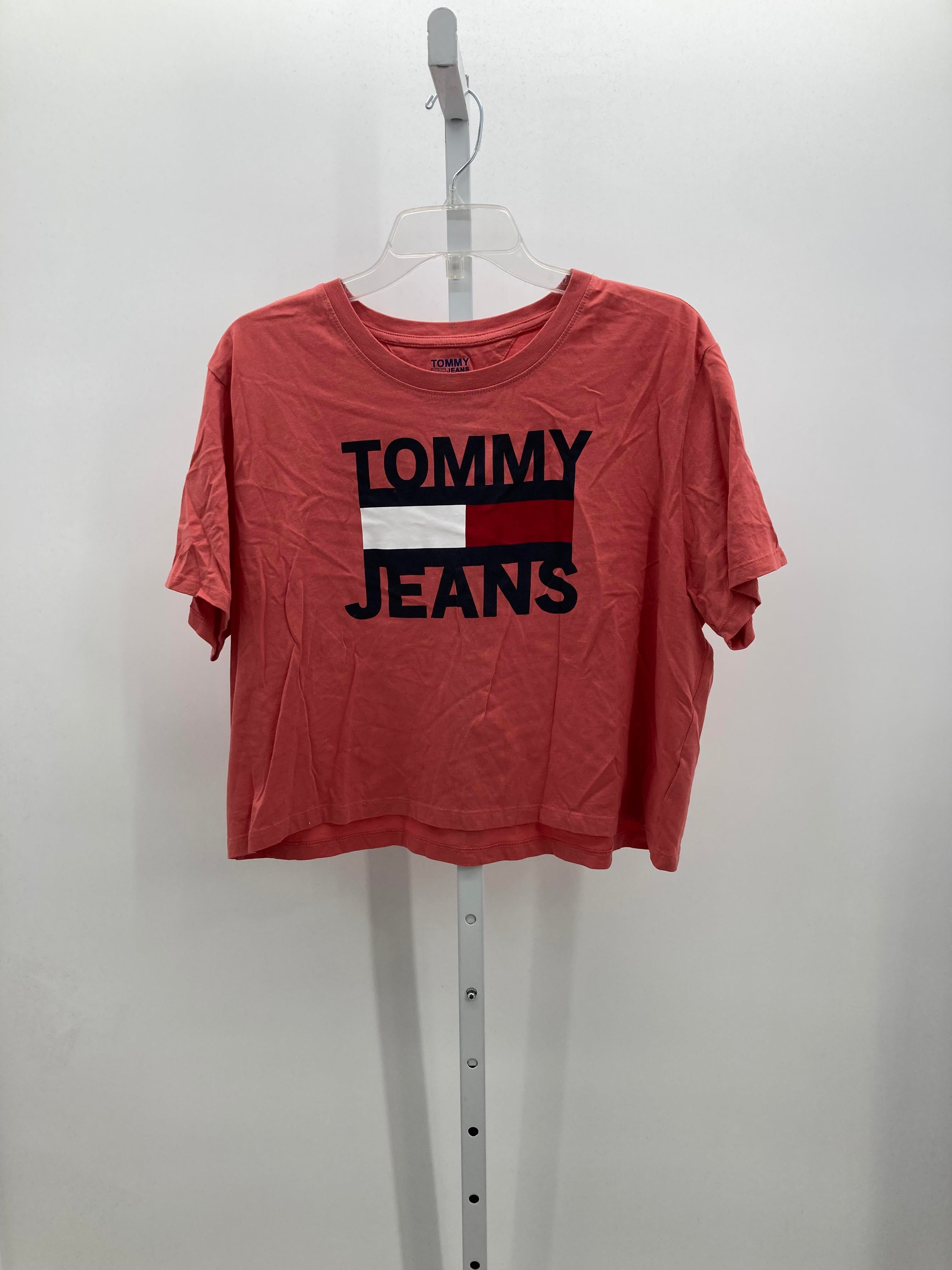 Tommy Hilfiger Size Large Misses Short Sleeve Shirt
