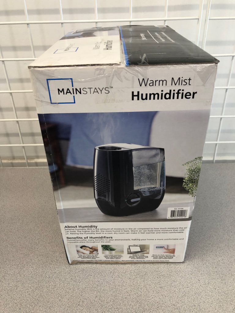 NIB WARM MIST HUMIDIFIER.