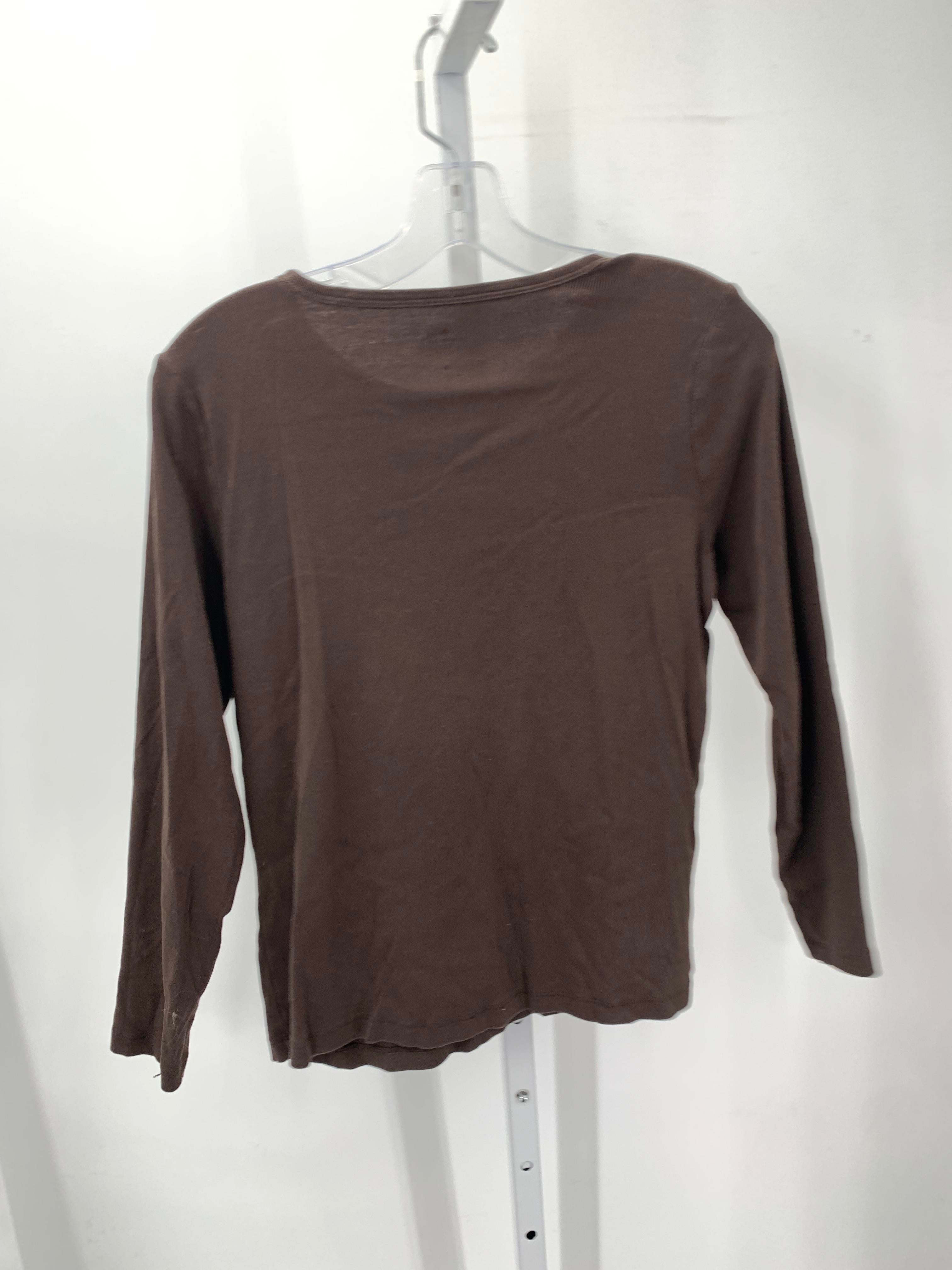 St. Johns Bay Size Medium Misses Long Sleeve Shirt