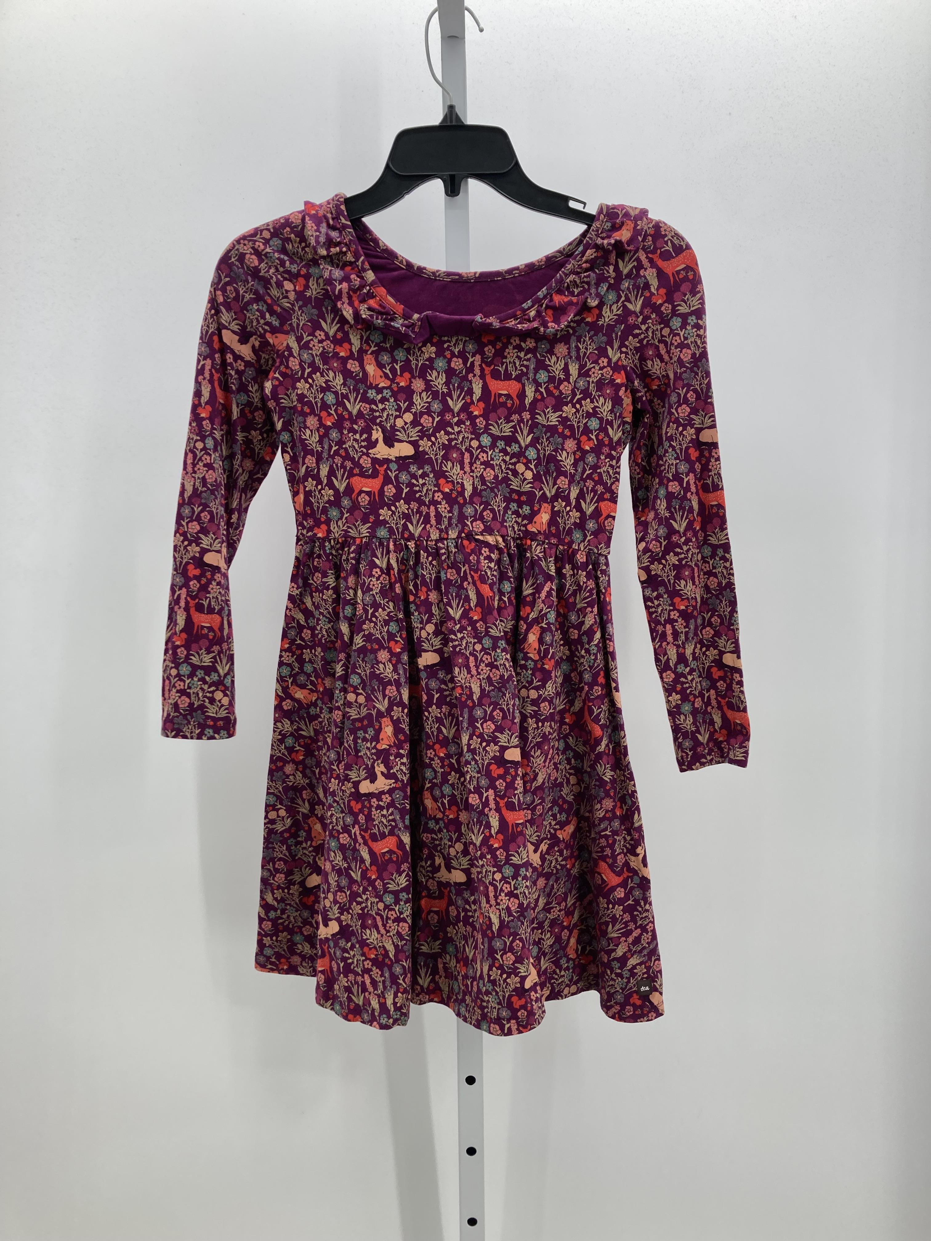 Tea Size 12 Girls Long Sleeve Dress