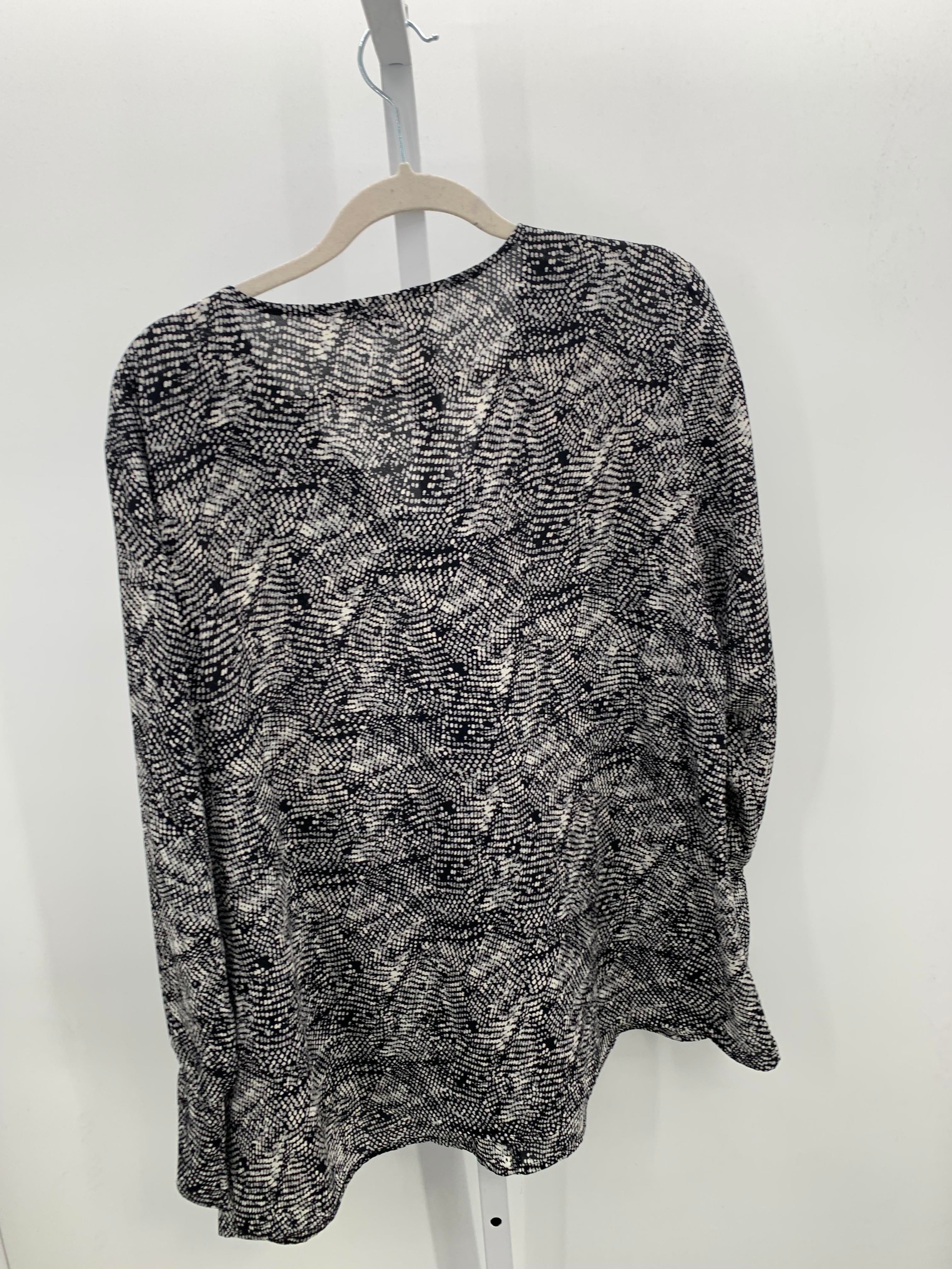 Roz & Ali Size 2X Womens Long Sleeve Shirt