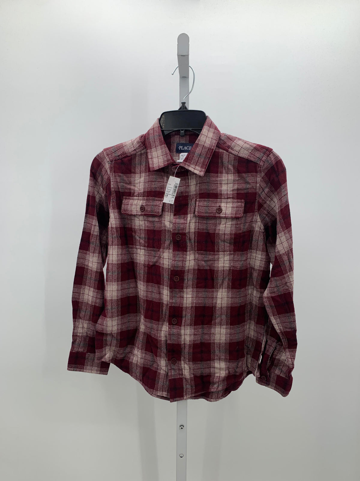 NEW PLAID BTN DOWN