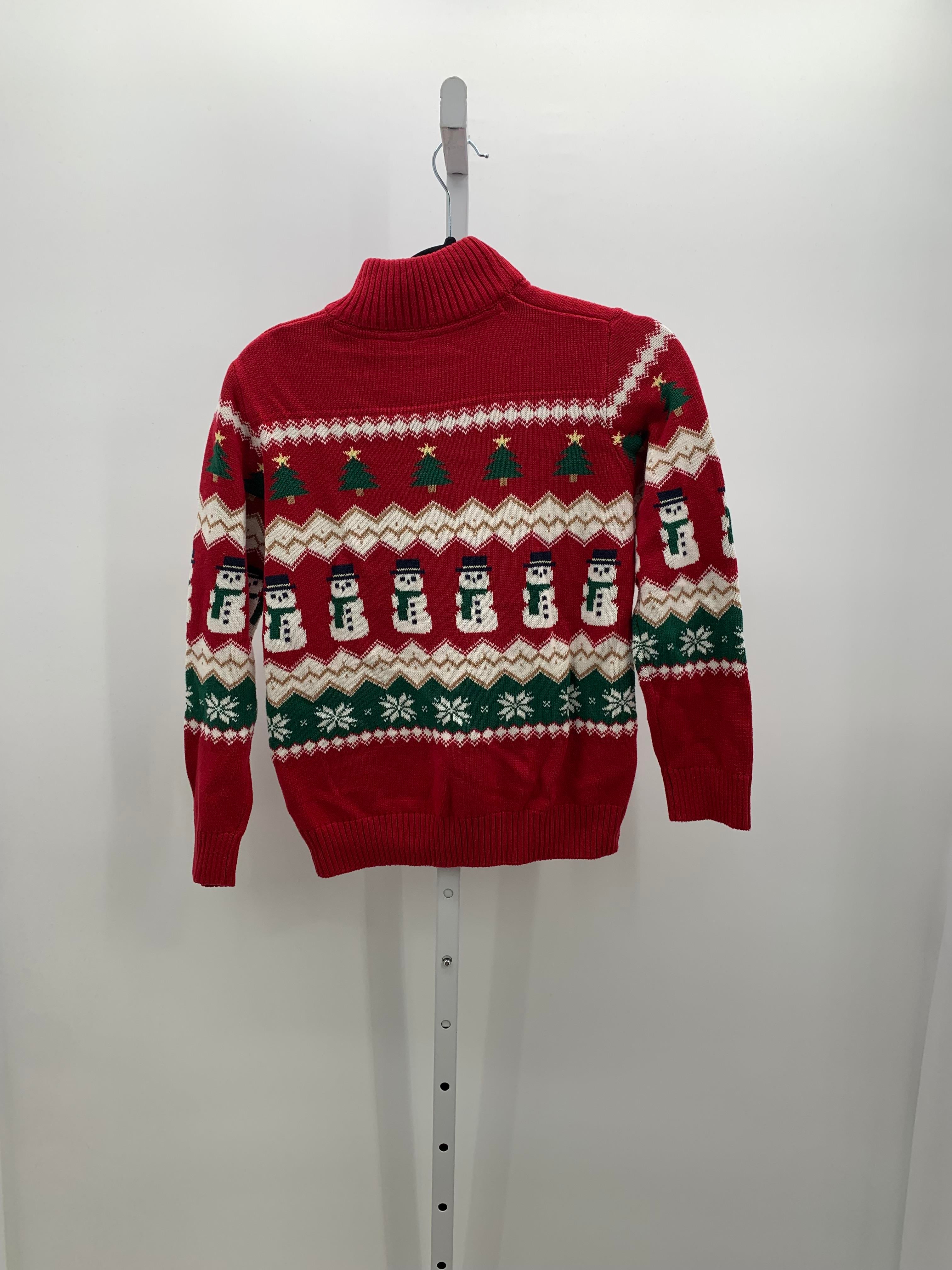 LONG SLV SWEATER SNOW MAN