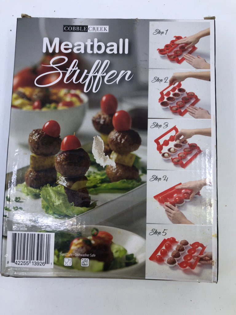 NIB MEATBALL STUFFER.