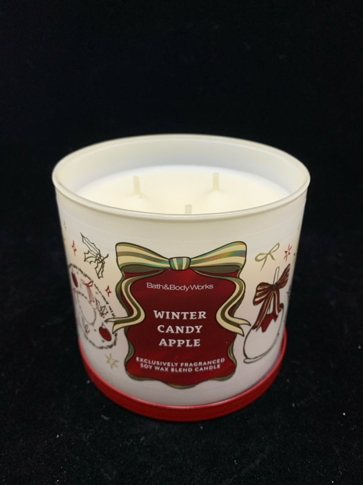 B&BW WINTER CANDY APPLE 3-WICK.
