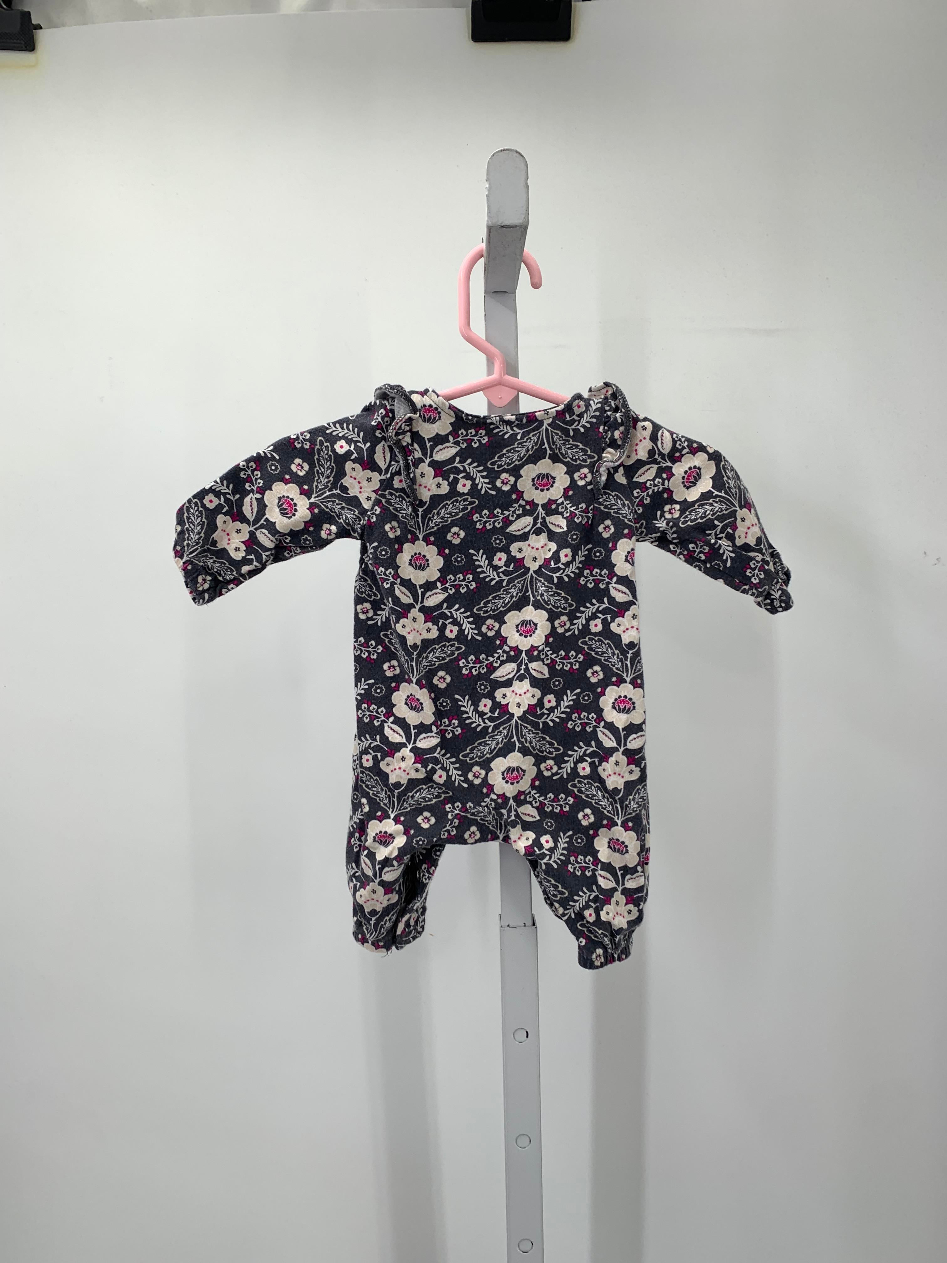 Carters Size Newborn Girls Long Slv. Romper