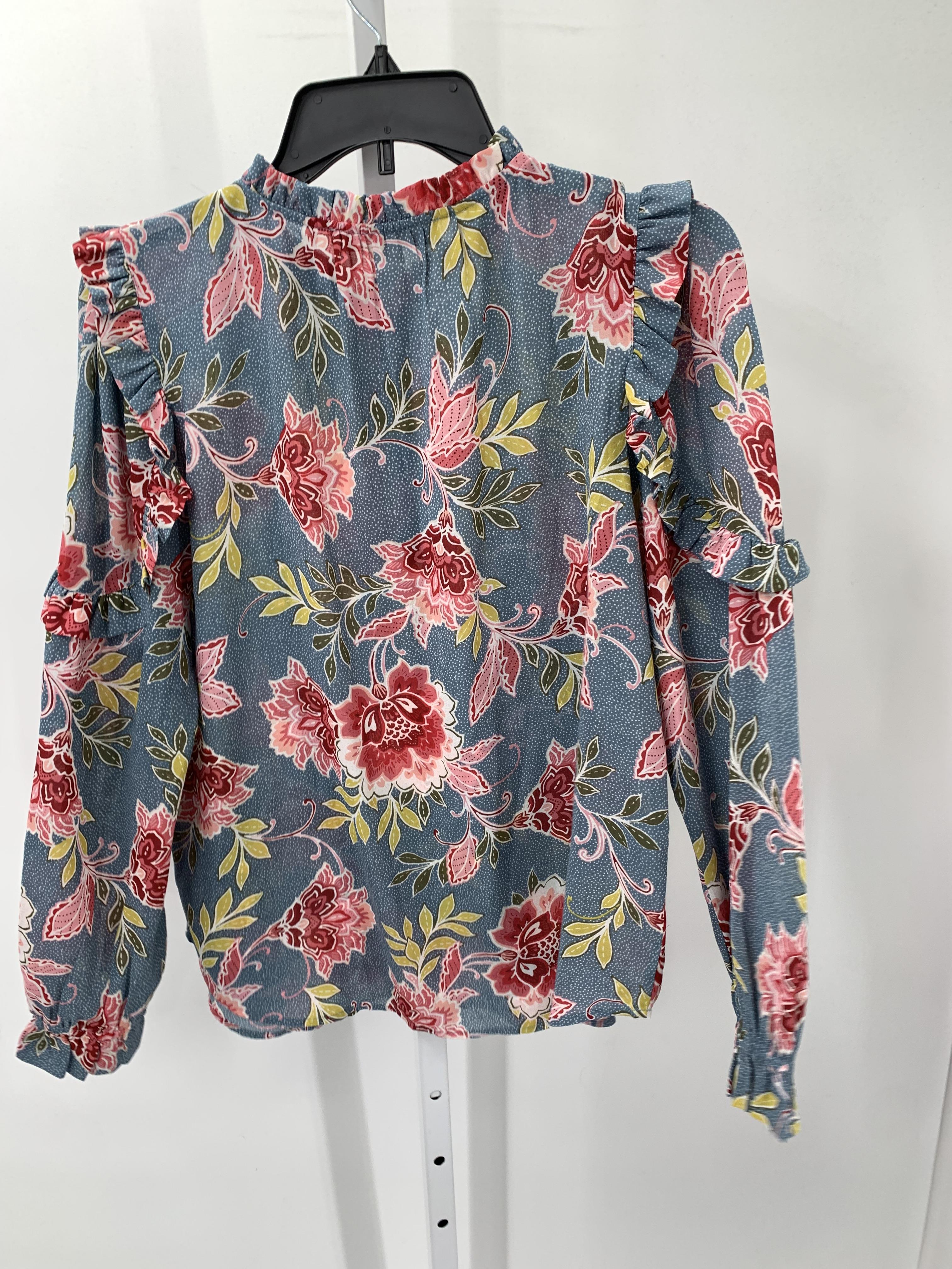 Loft Size X Small Misses Long Sleeve Shirt