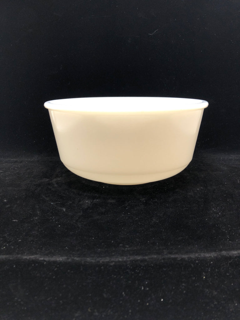 VTG MILK GLASS MIXING BOWL.