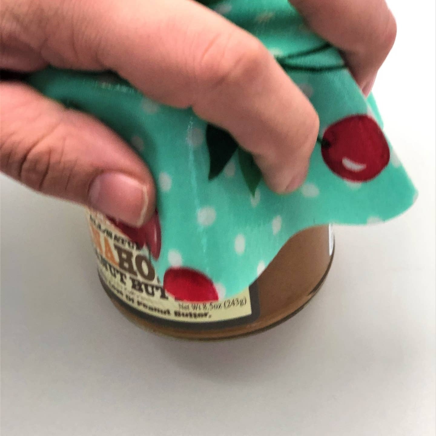 New - Andreas Silicone Jar Opener - Cherry Dot
