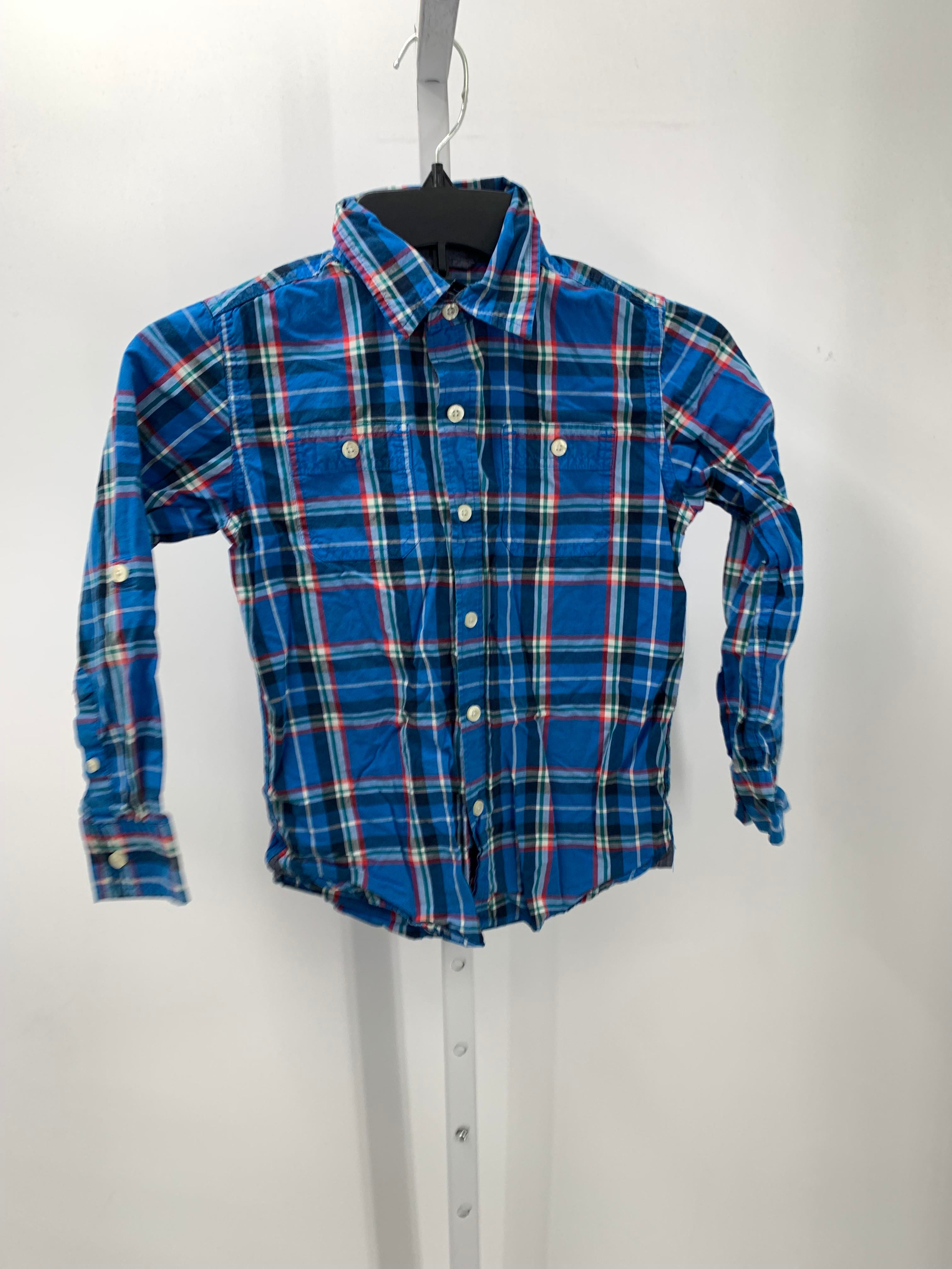 PLAID BTN DOWN
