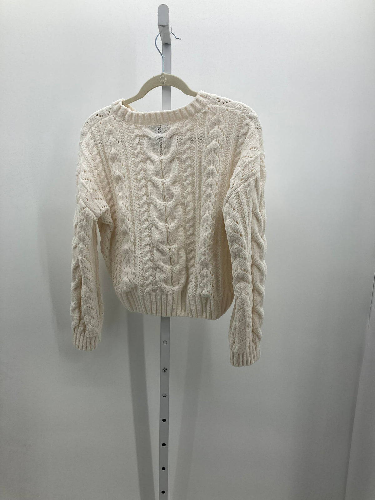 Pink Rose Size Medium Misses Long Sleeve Sweater