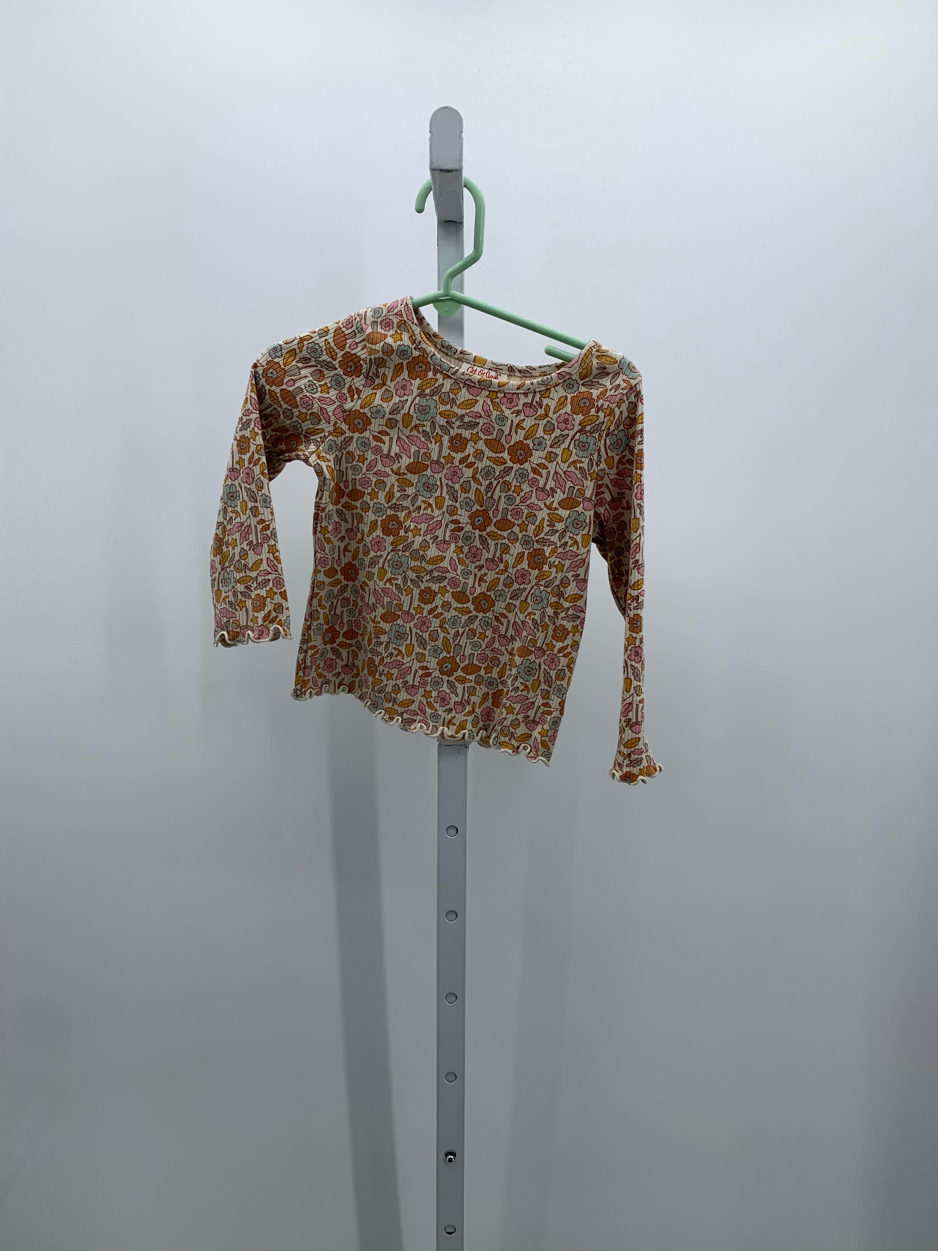 Cat & Jack Size 2T Girls Long Sleeve Shirt