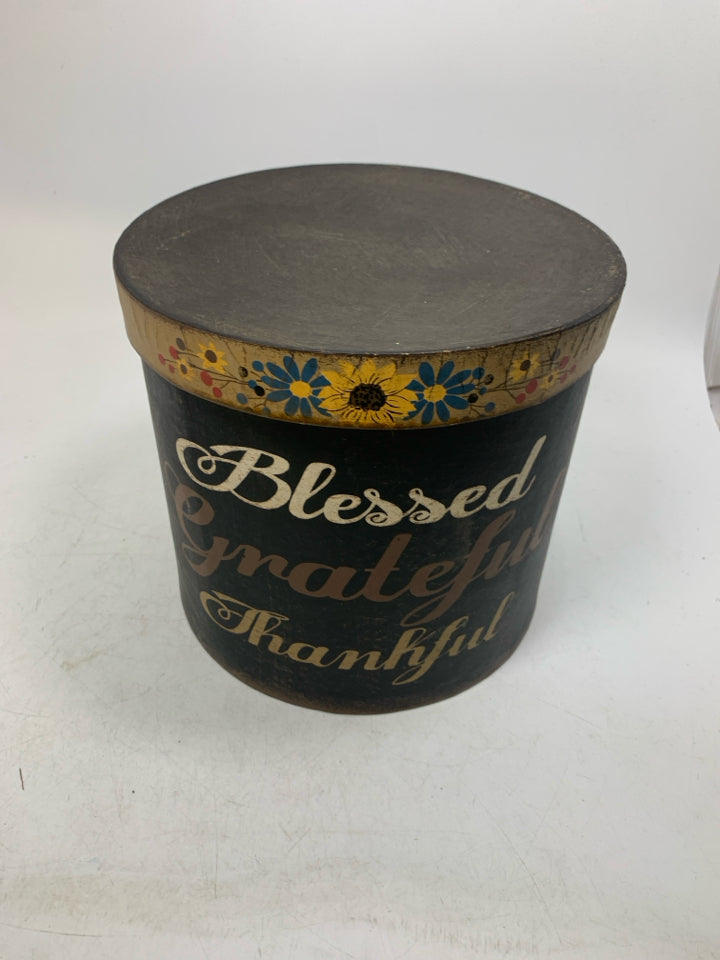 BOX BLESSED GRATEFUL THANKFUL.