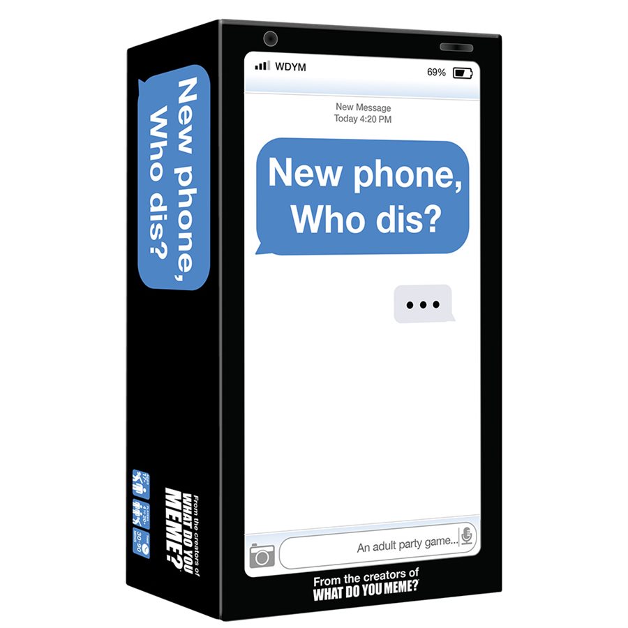 New Phone, Who Dis? Adult Party Game -