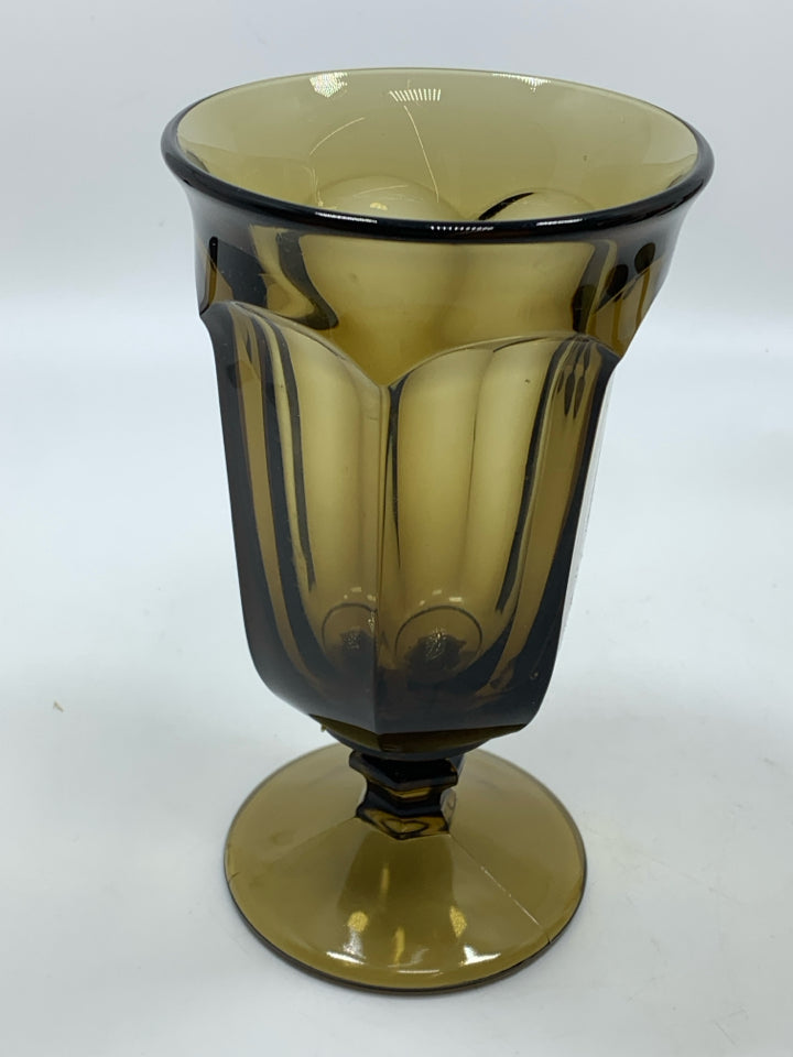 4 VTG IMPERIAL GLASS GOBLETS.