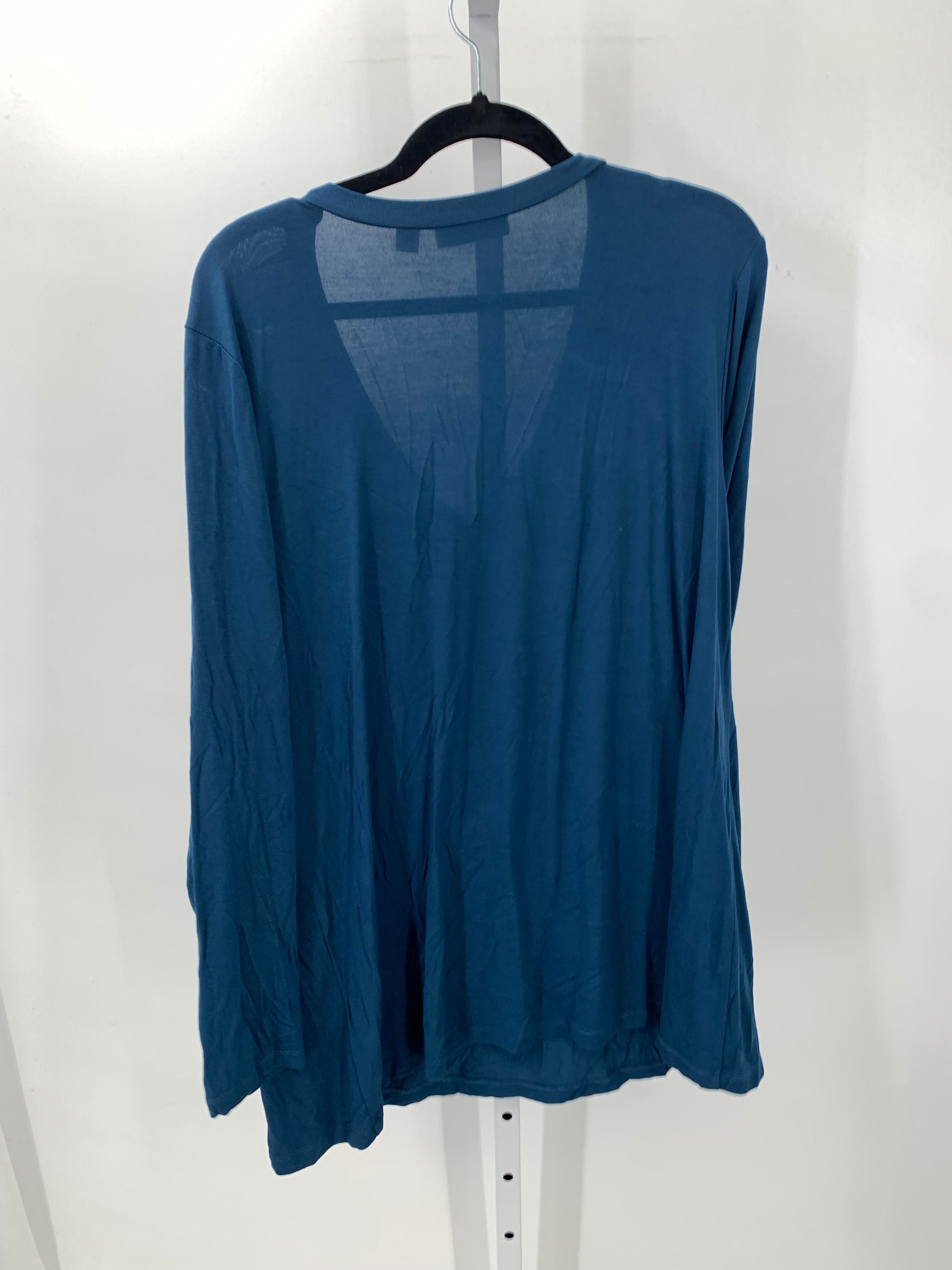 Susan Graver Size X Large Petite Petite Long Sleeve Shirt