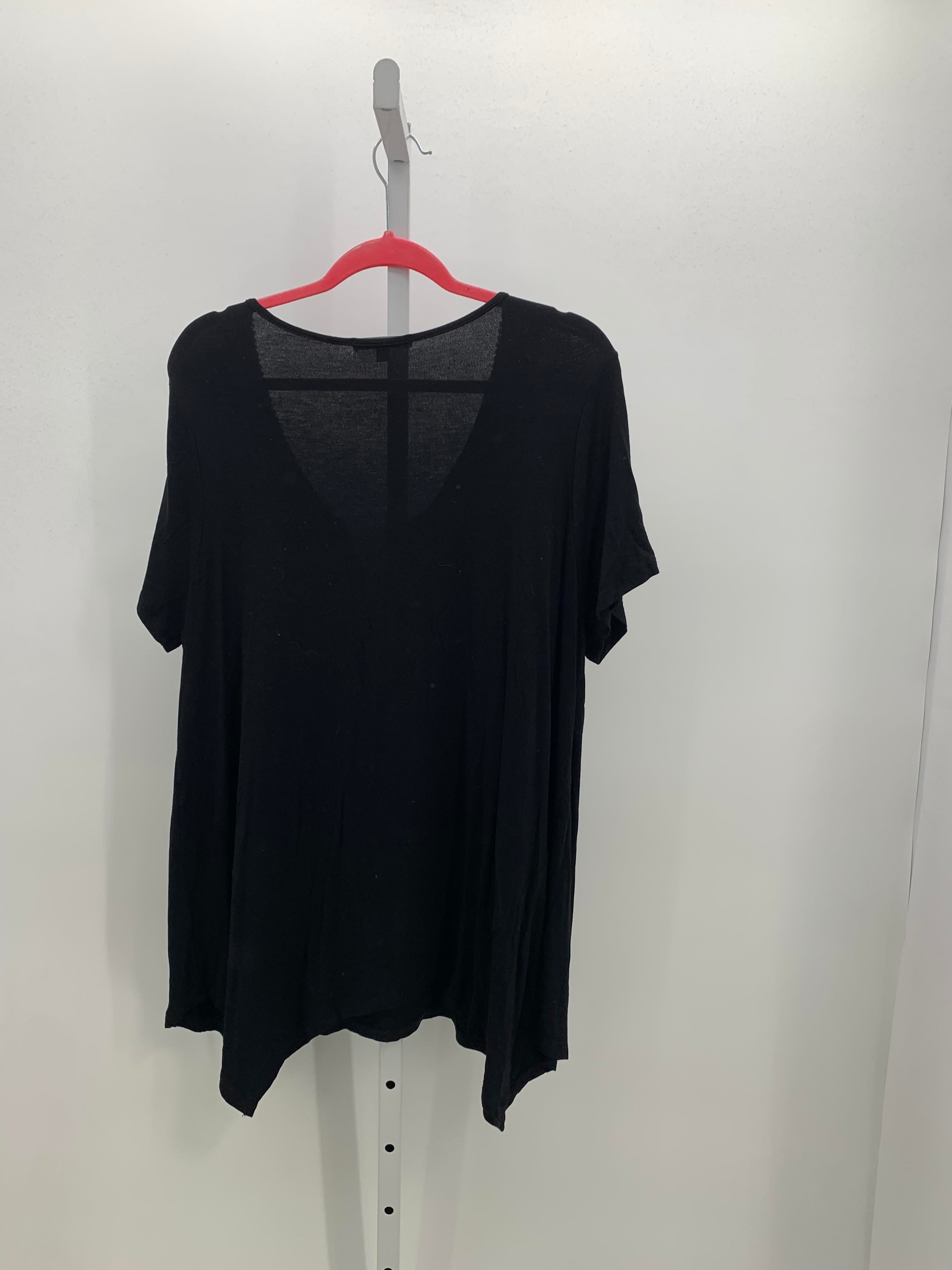 Green Envelope Size 1X Womens Short Sleeve Shirt
