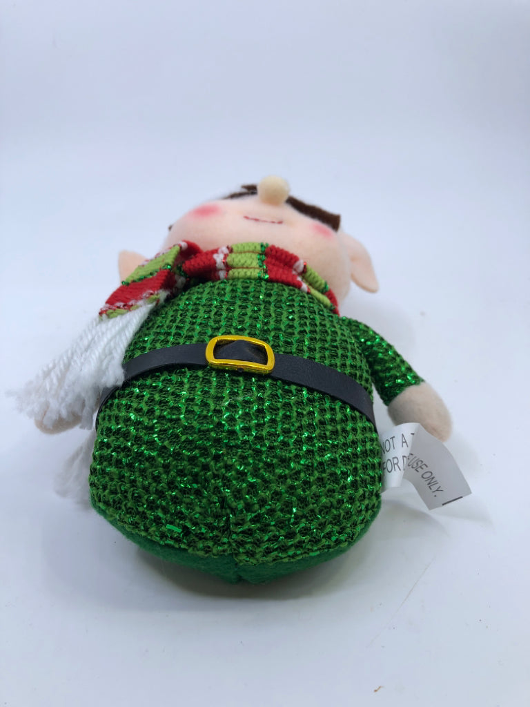 DECORATIVE PLUSH ELF.