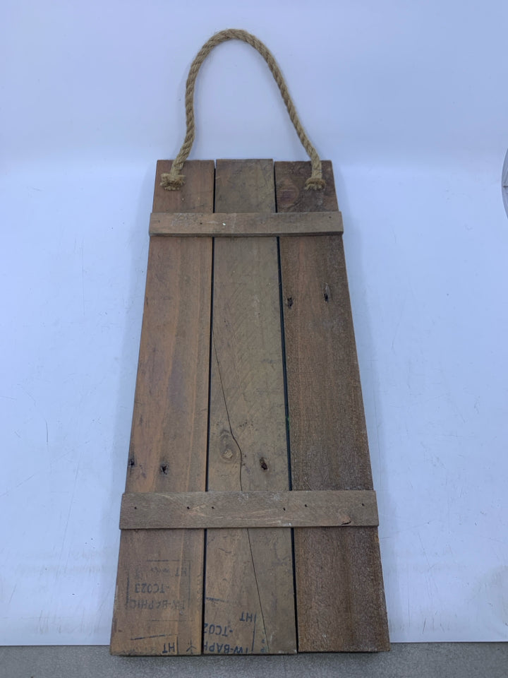 WOOD PAINTED LIVE,LAUGH LAKE WALL ART.