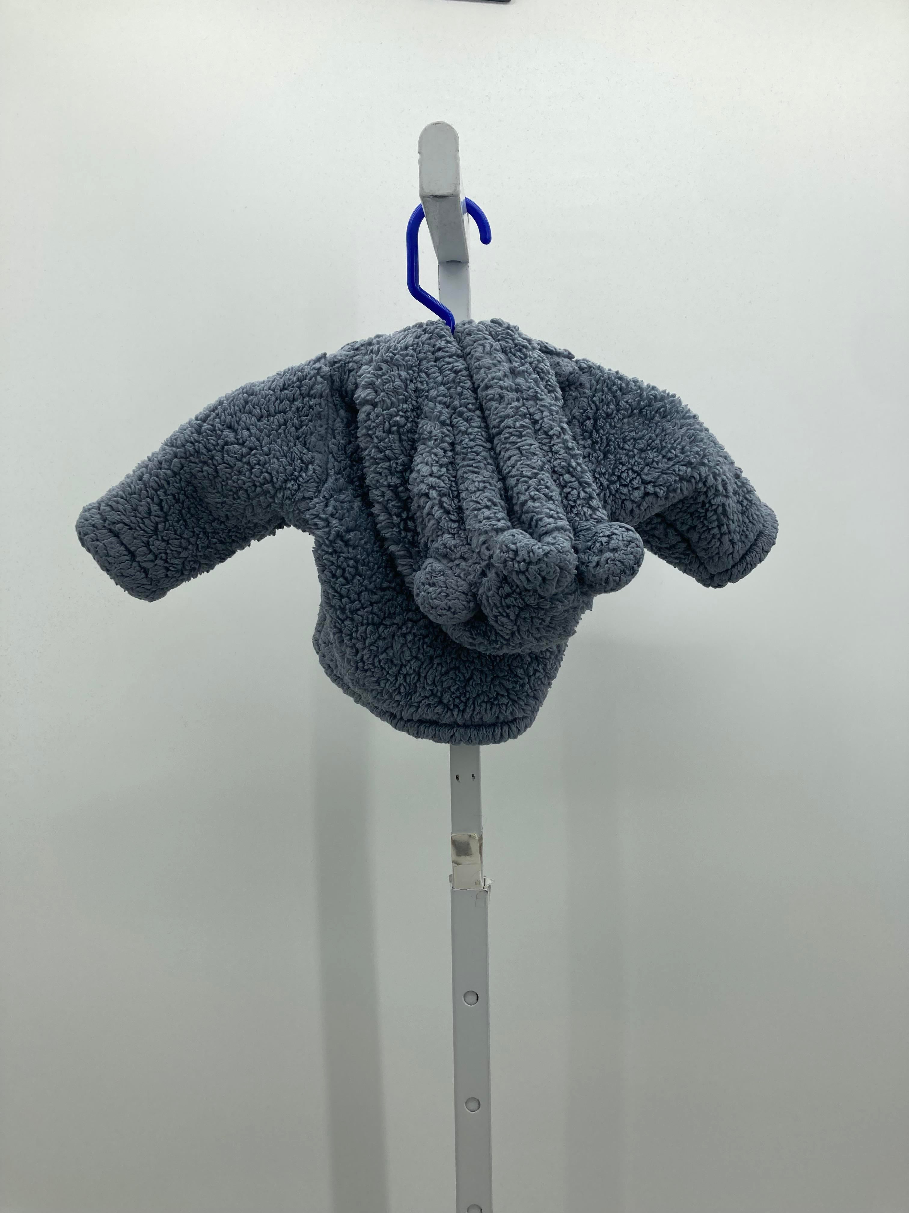 HOODED BEAR FAUX FUR