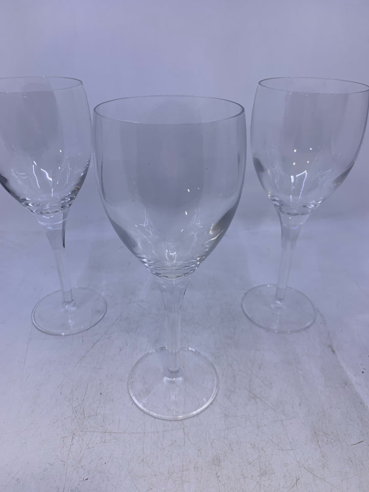 4 CRYSTAL WINE GLASSES- IN BOX