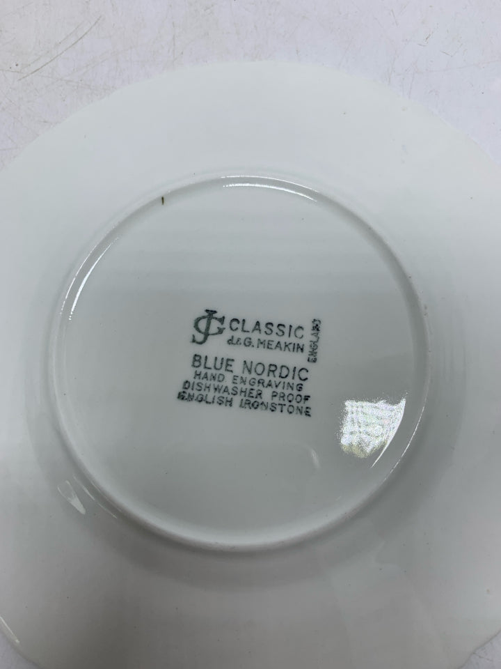VTG BREAD PLATE- BLUE NORDIC.