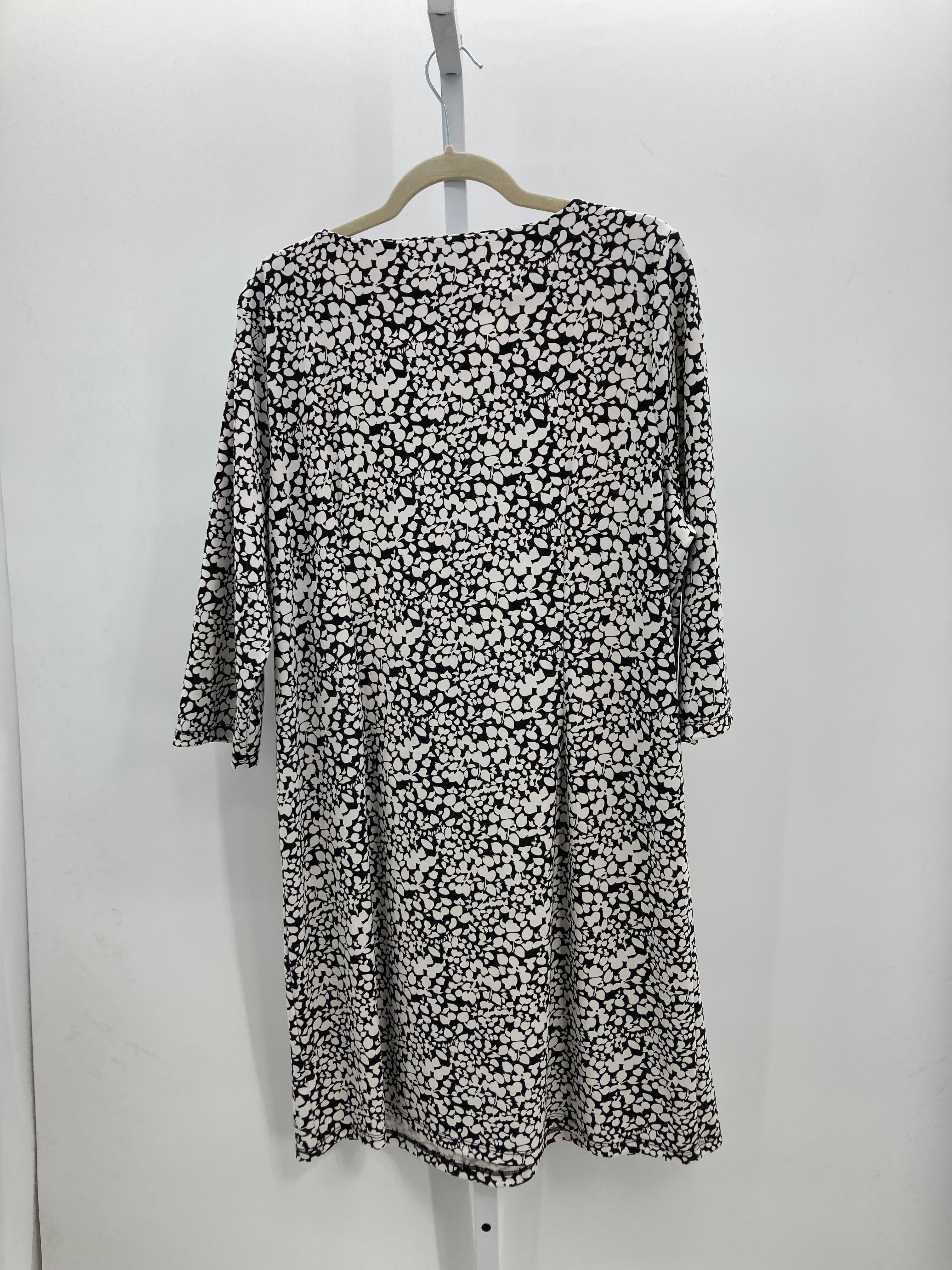 Talbots Size 2XP Womens 3/4 Sleeve Dress