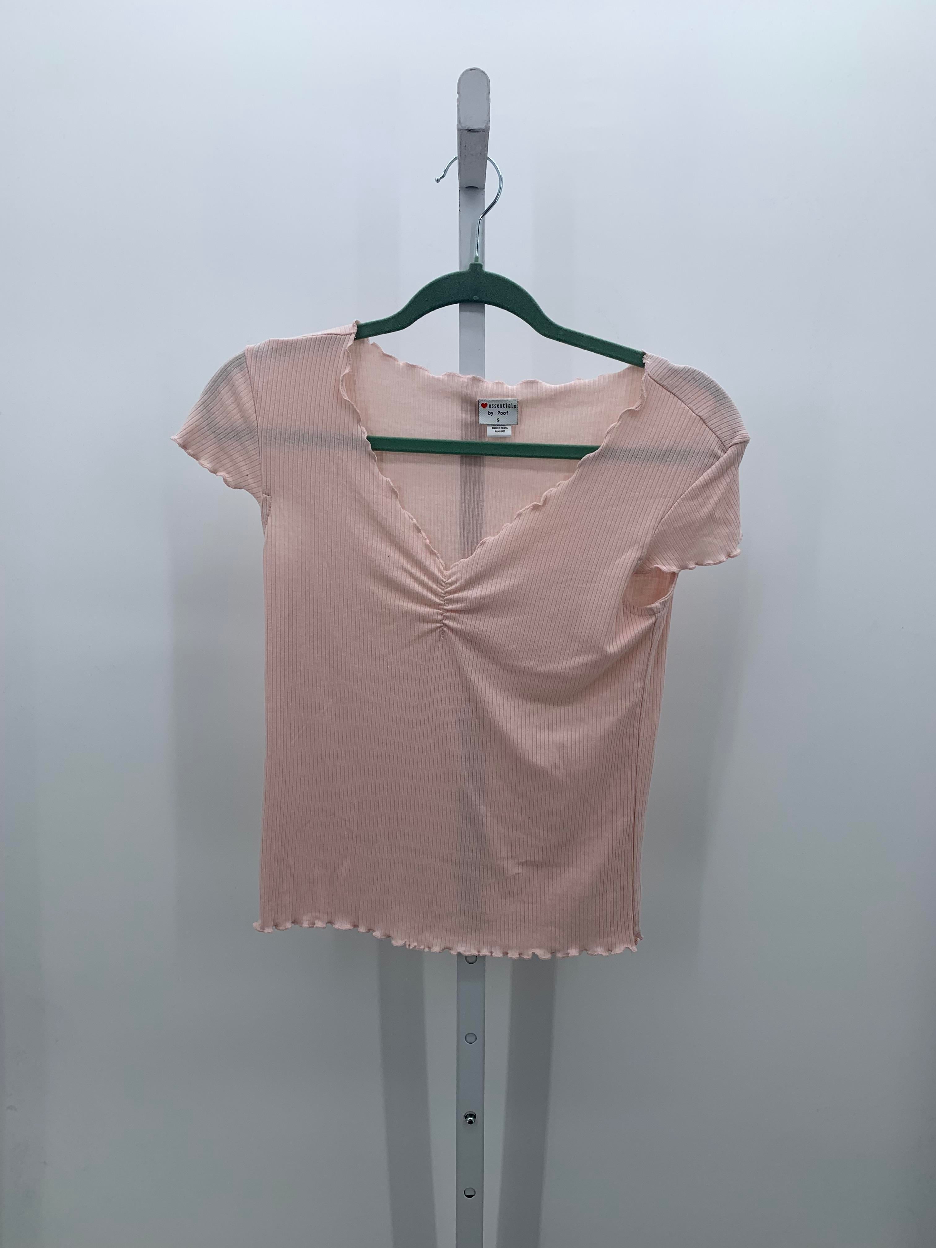 Poof Size Small Juniors Short Sleeve Shirt