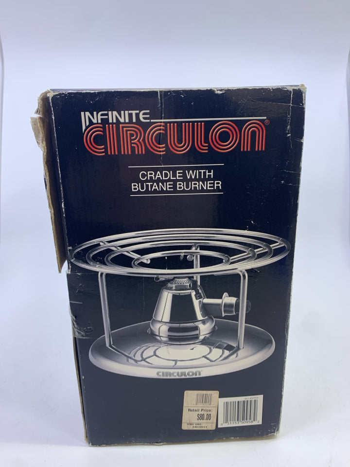 NIB BUTANE BURNER INFINITE CIRCULON.