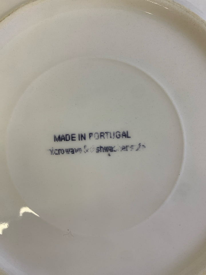 3 PC DESSERT PLATES-SNOWMAN, REINDEER, RED TRUCK.