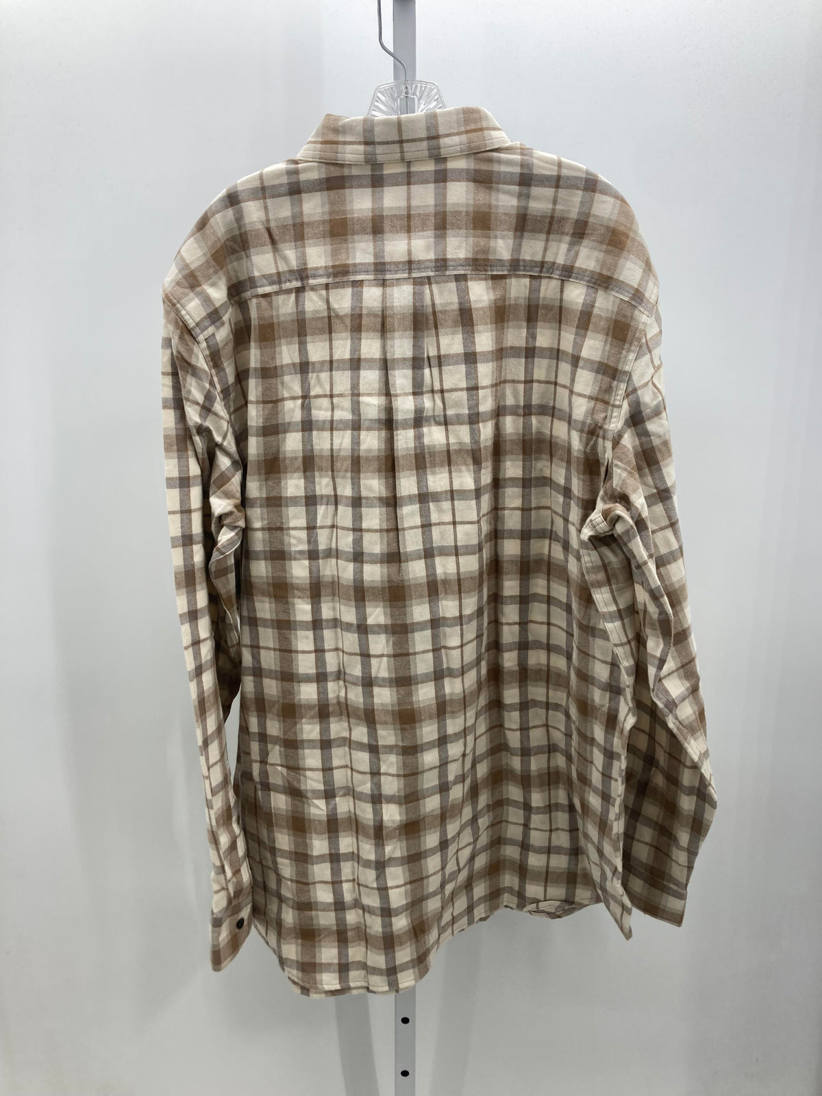 NEW TALL PLAID BTN DOWN