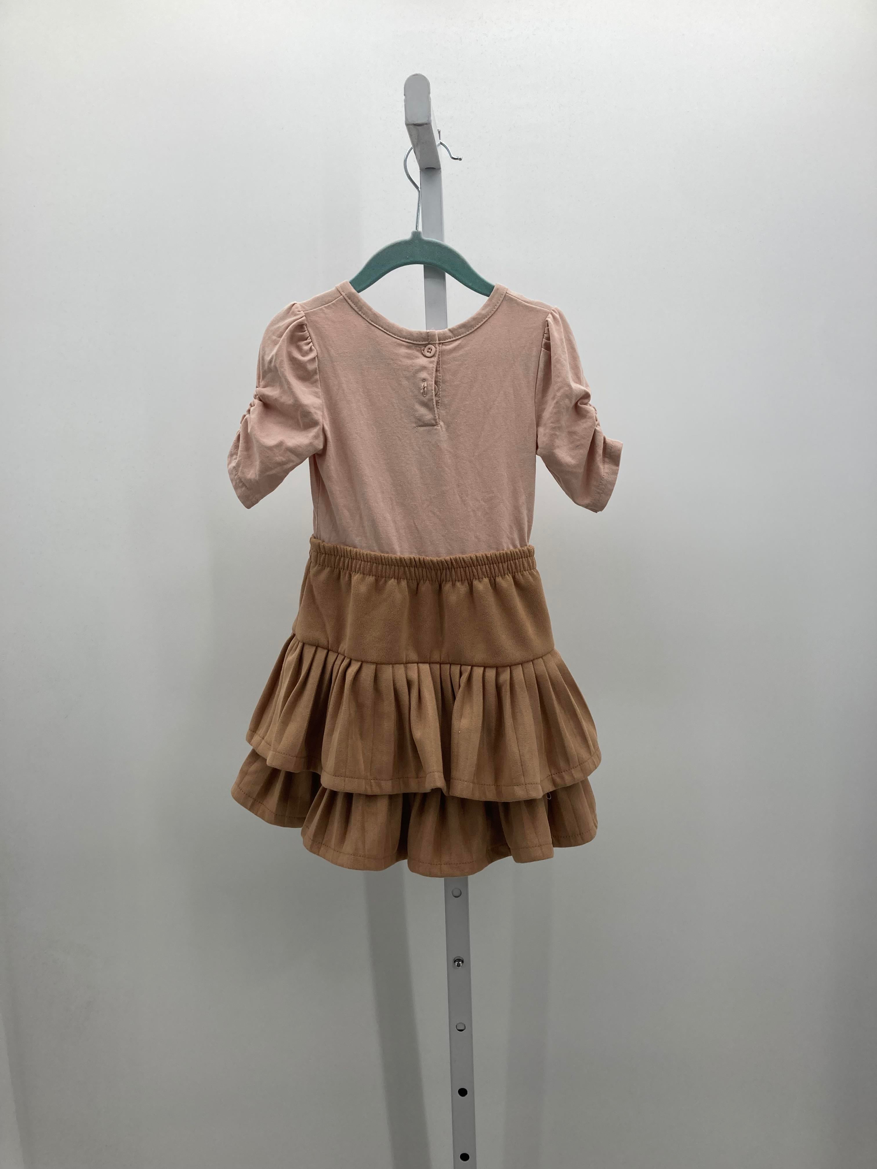Little Lass Size 3T Girls Short Sleeve Dress