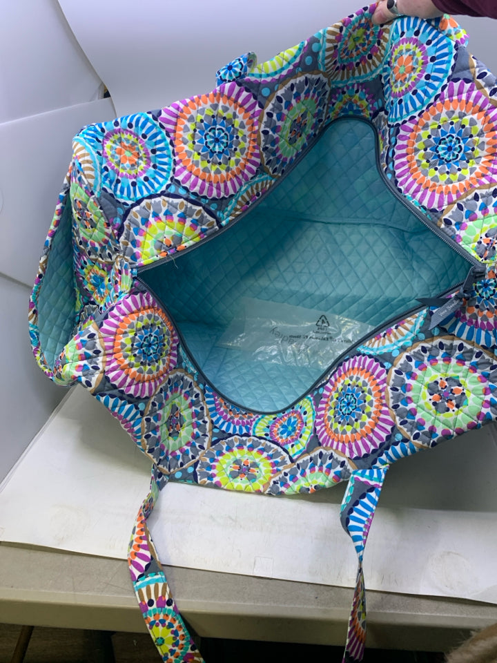 Vera Bradley XL Traveler Duffel Bag in Sunny Medallion- New With Tags