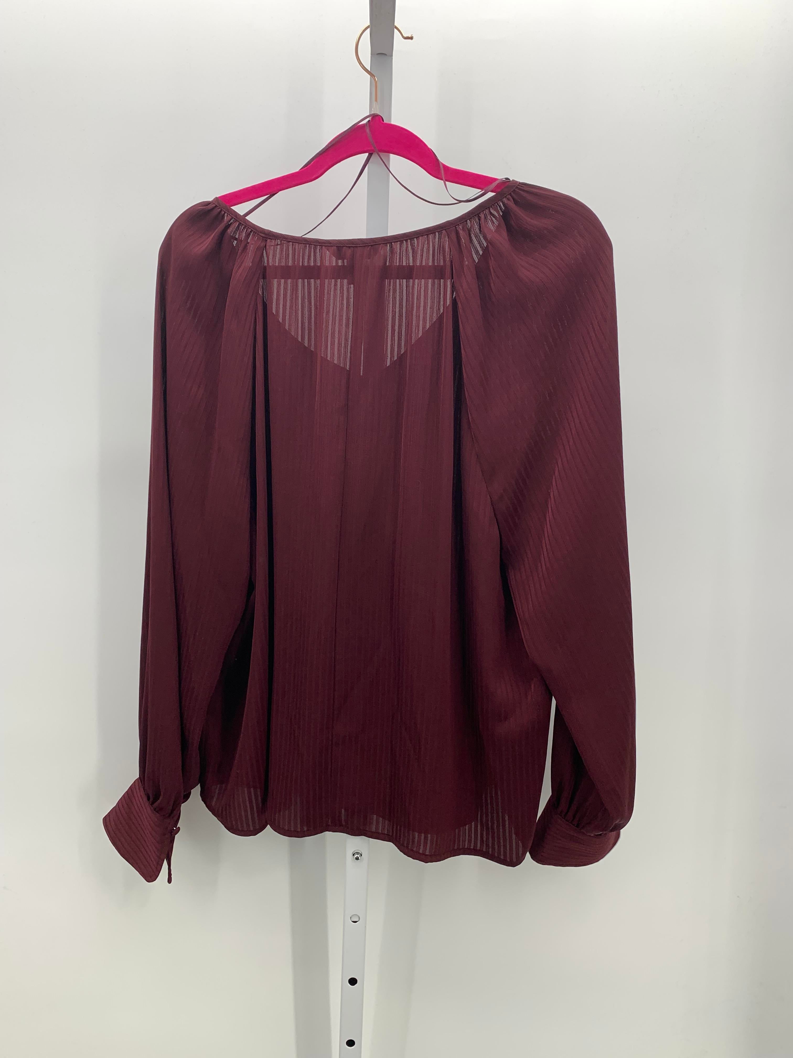 Nine West Size Extra Large Misses Long Sleeve Shirt