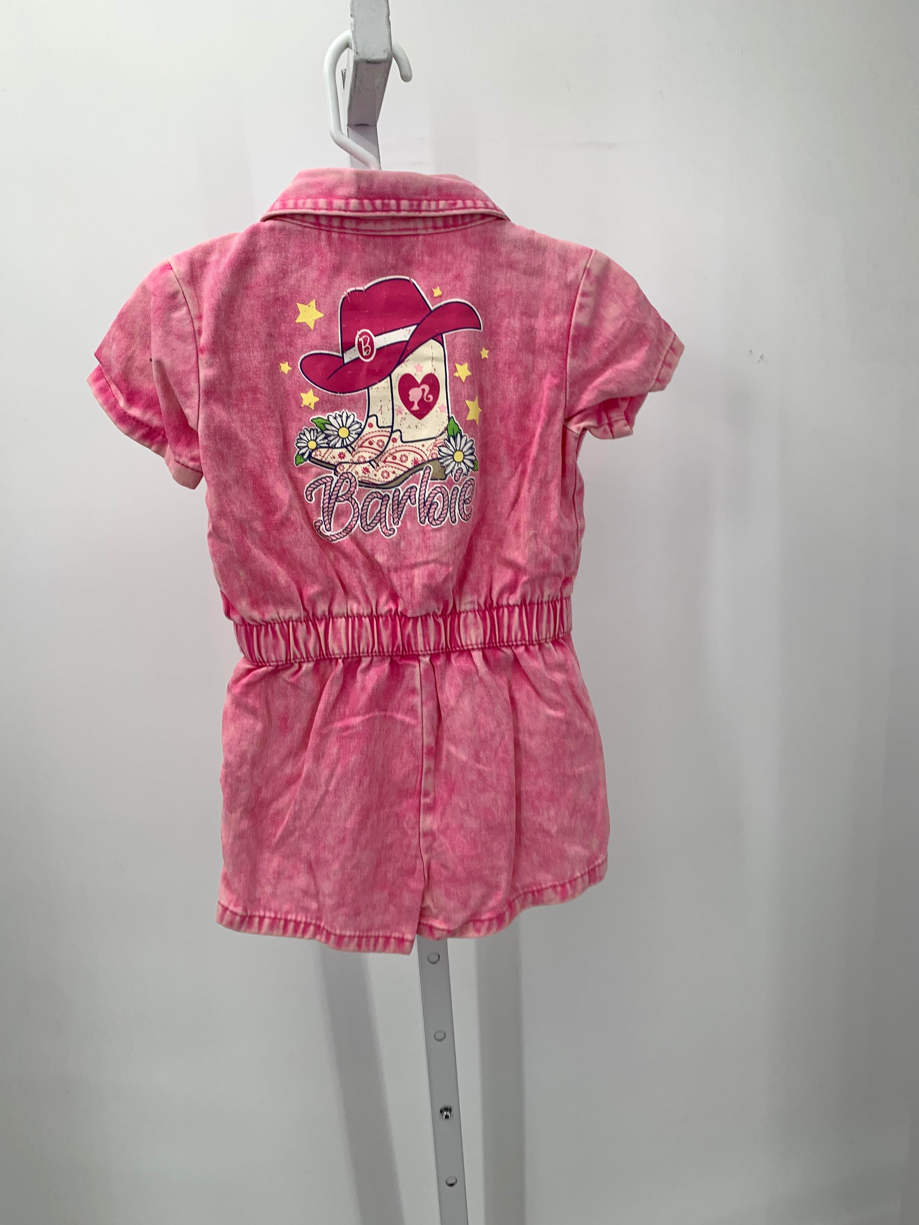 Barbie Size 2T Girls Short Slv. Romper