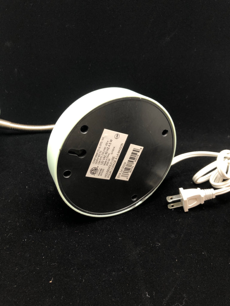 LT GREEN LED ADJUSTABLE DESK LAMP.
