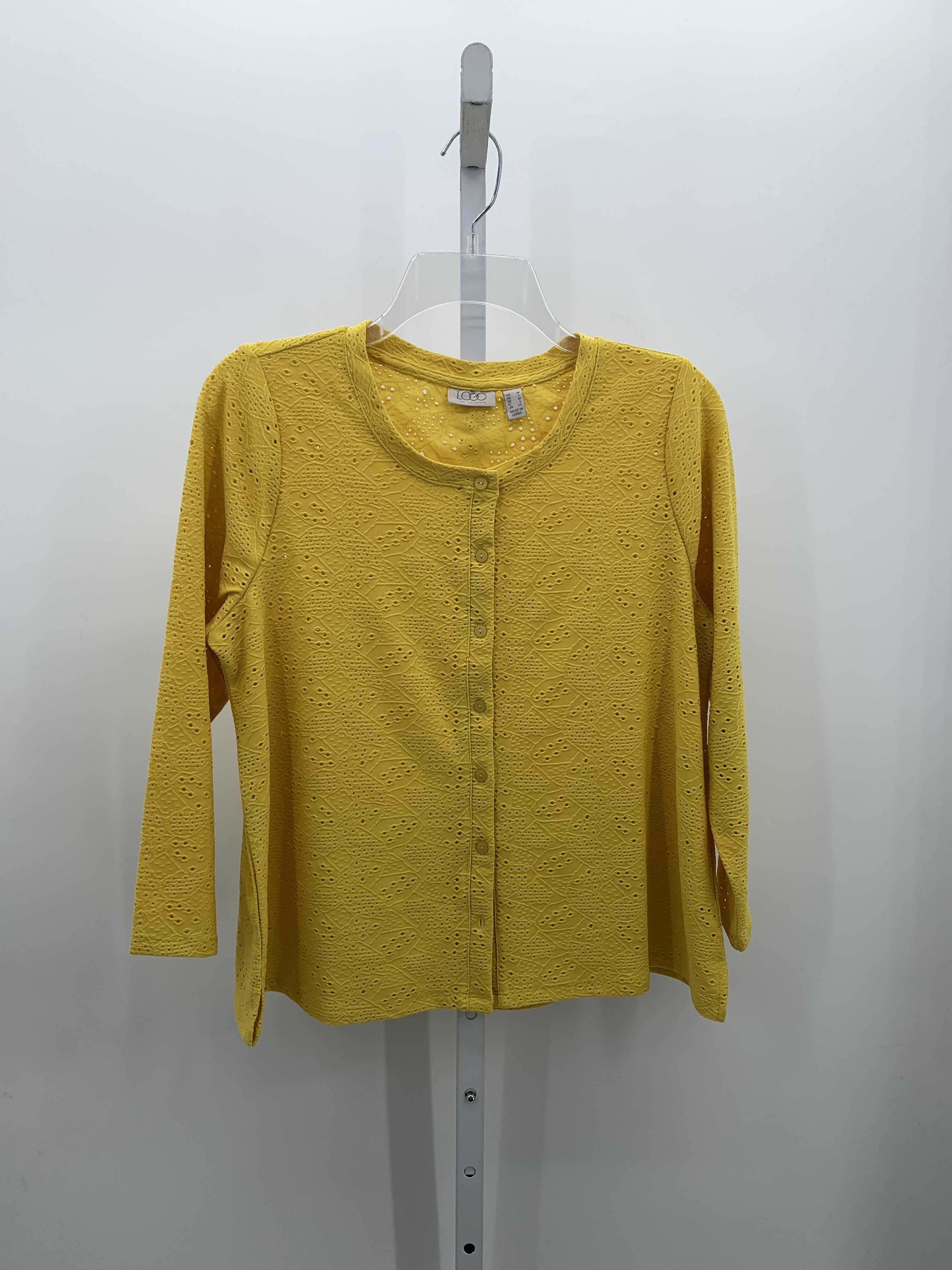 LOGO Size Medium Misses 3/4 Sleeve Shirt