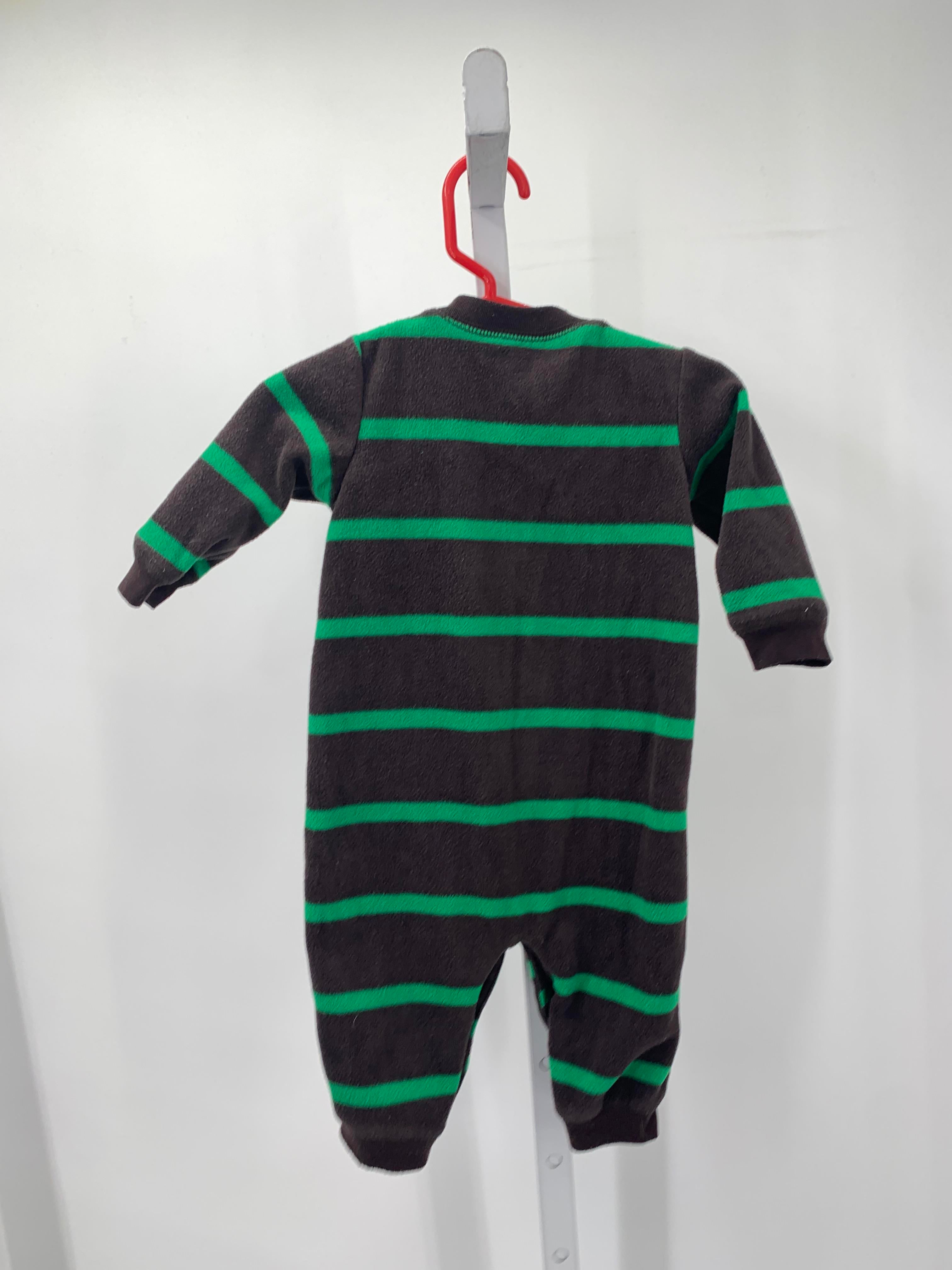 GREEN STRIPES FLEECE MONKEY