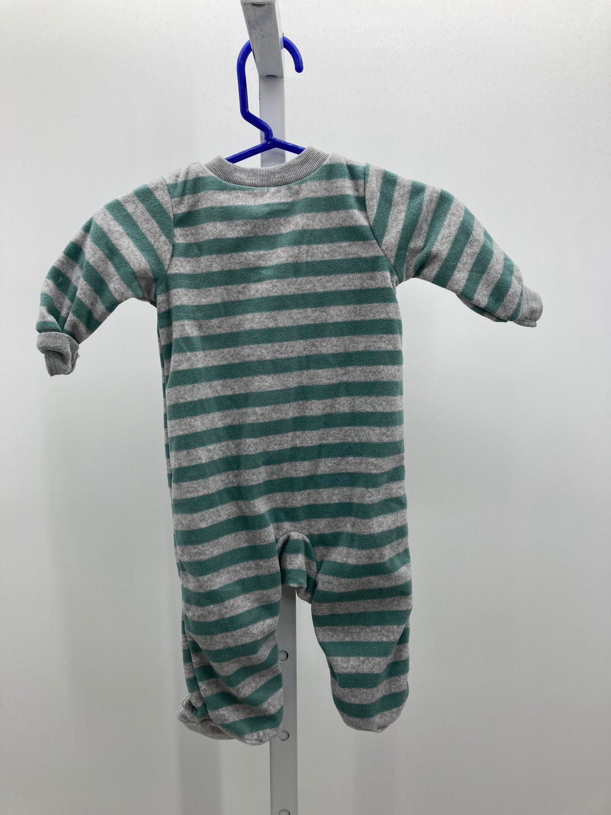 GREEN STRIPES FLEECE