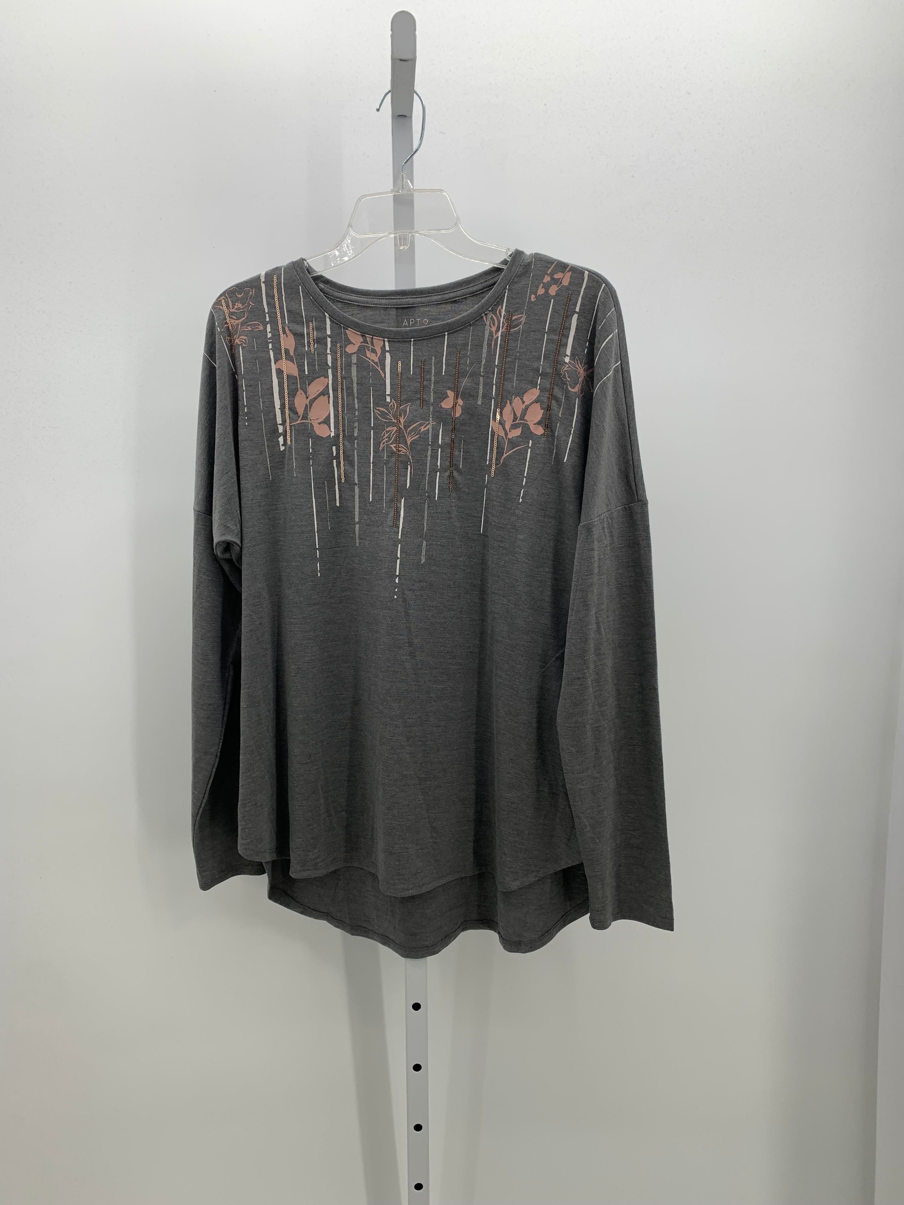 Apt. 9 Size Large Misses Long Sleeve Shirt