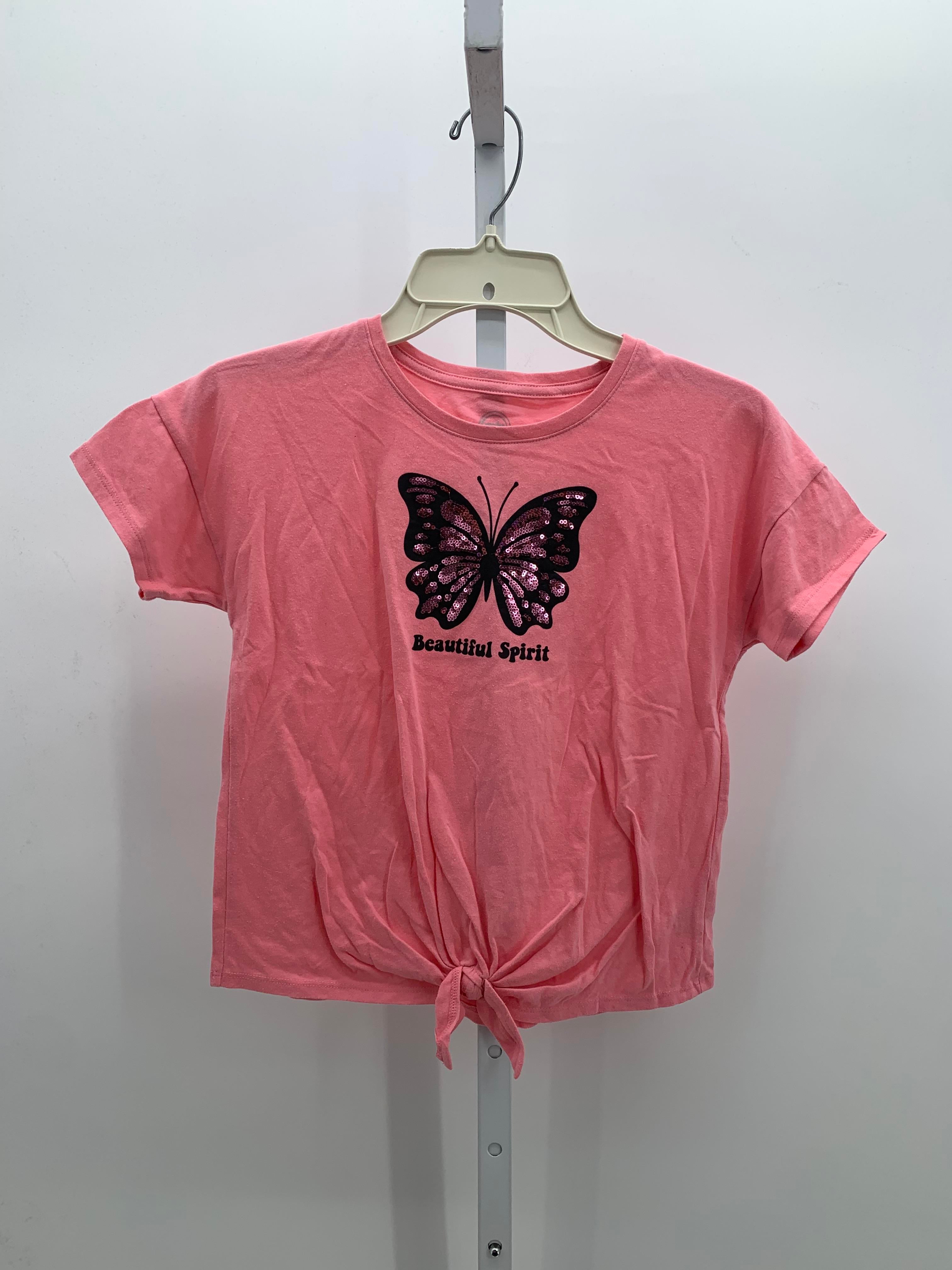 Wonder Nation Size 10-12 Girls Short Sleeve Shirt