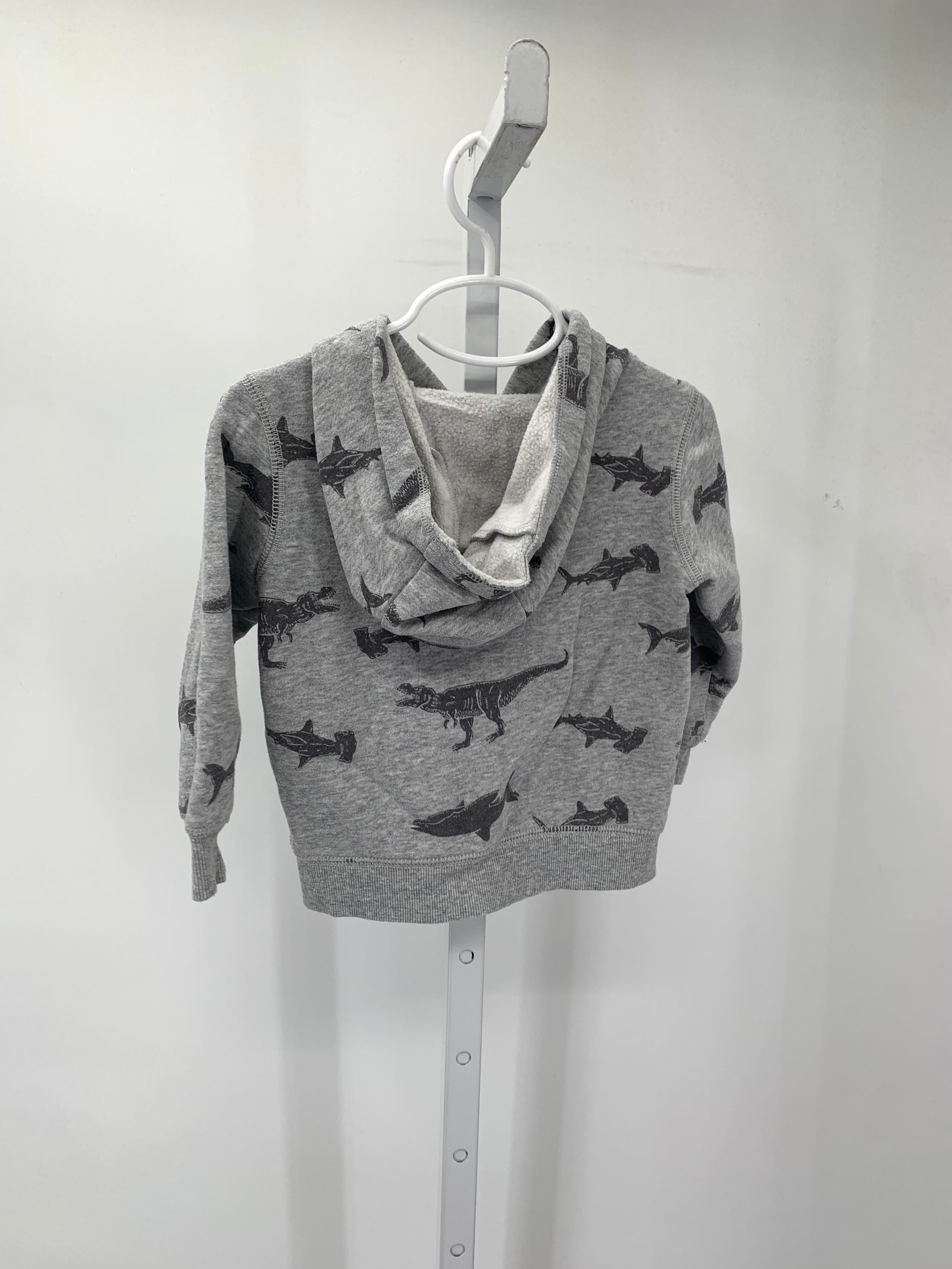 SHARKS HOODED ZIP KNIT