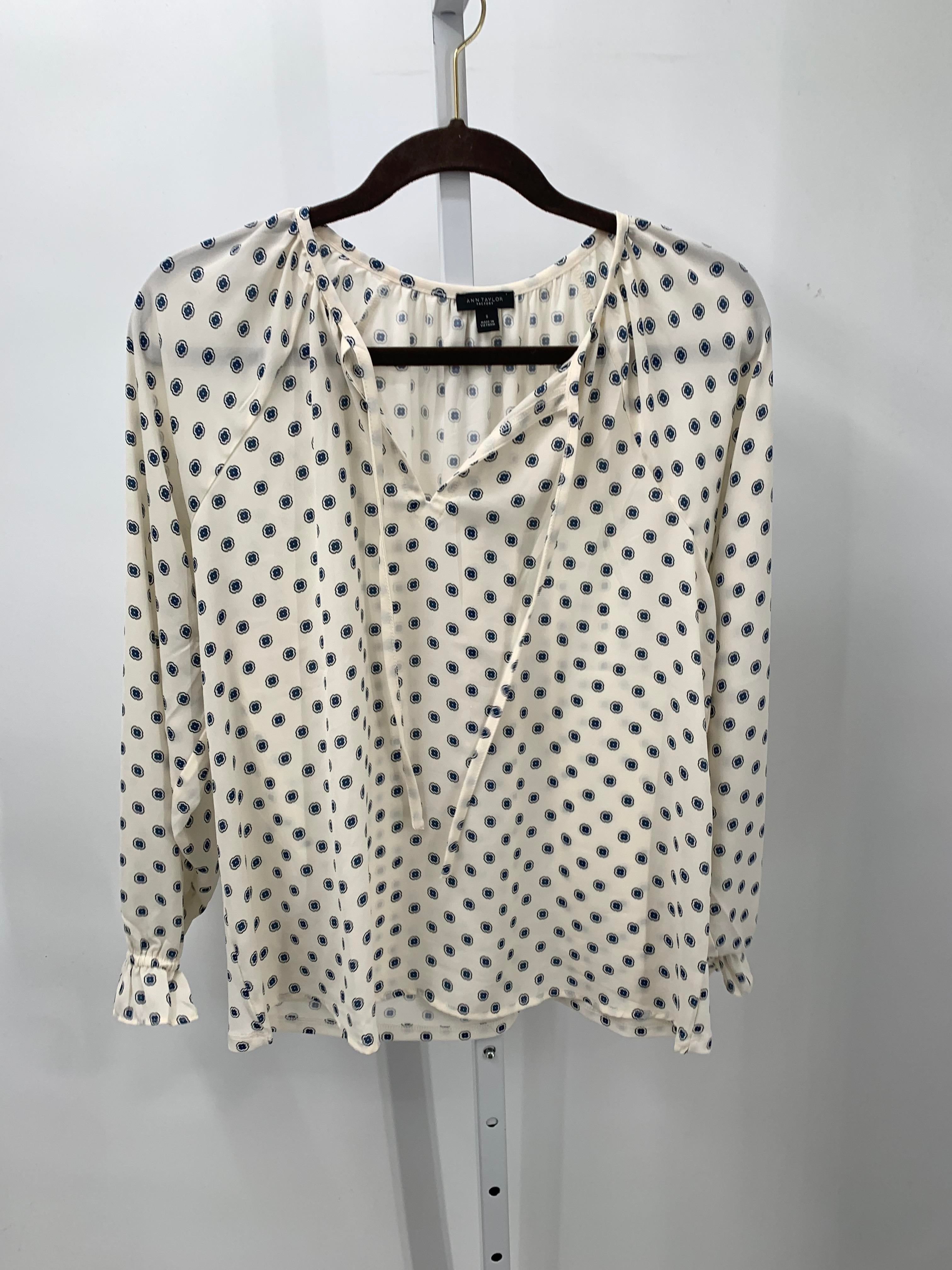 Ann Taylor Size Small Misses Long Sleeve Shirt