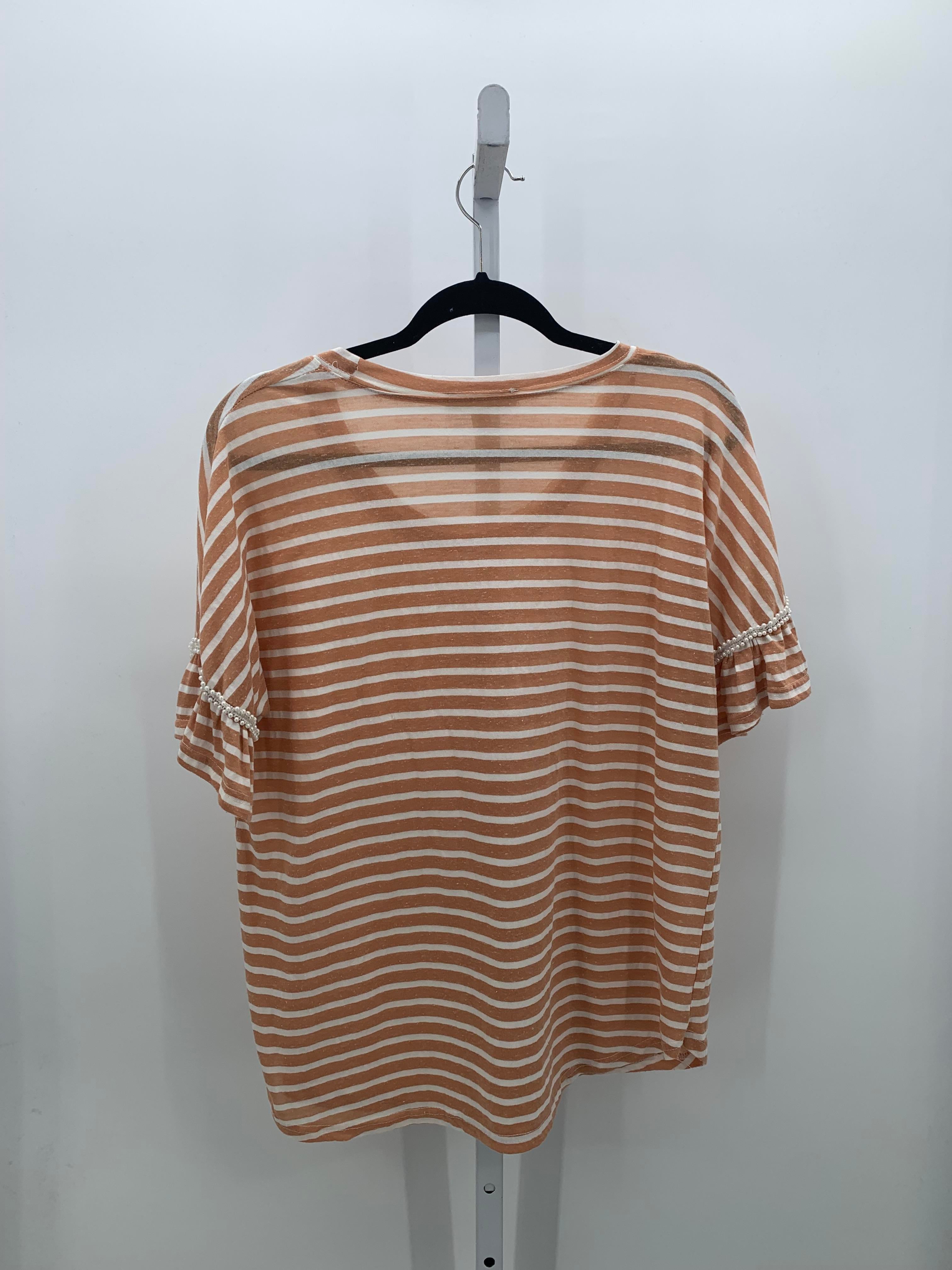 Suzanne Betro Size Medium Misses Short Sleeve Shirt