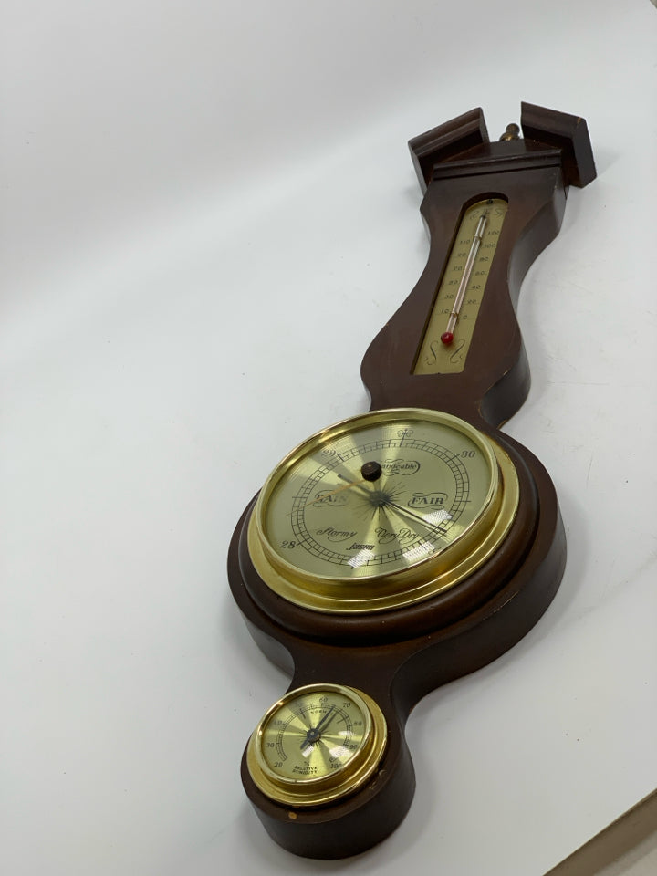 VTG JASON BAROMETER THERMOMETER WEATHER STATION.