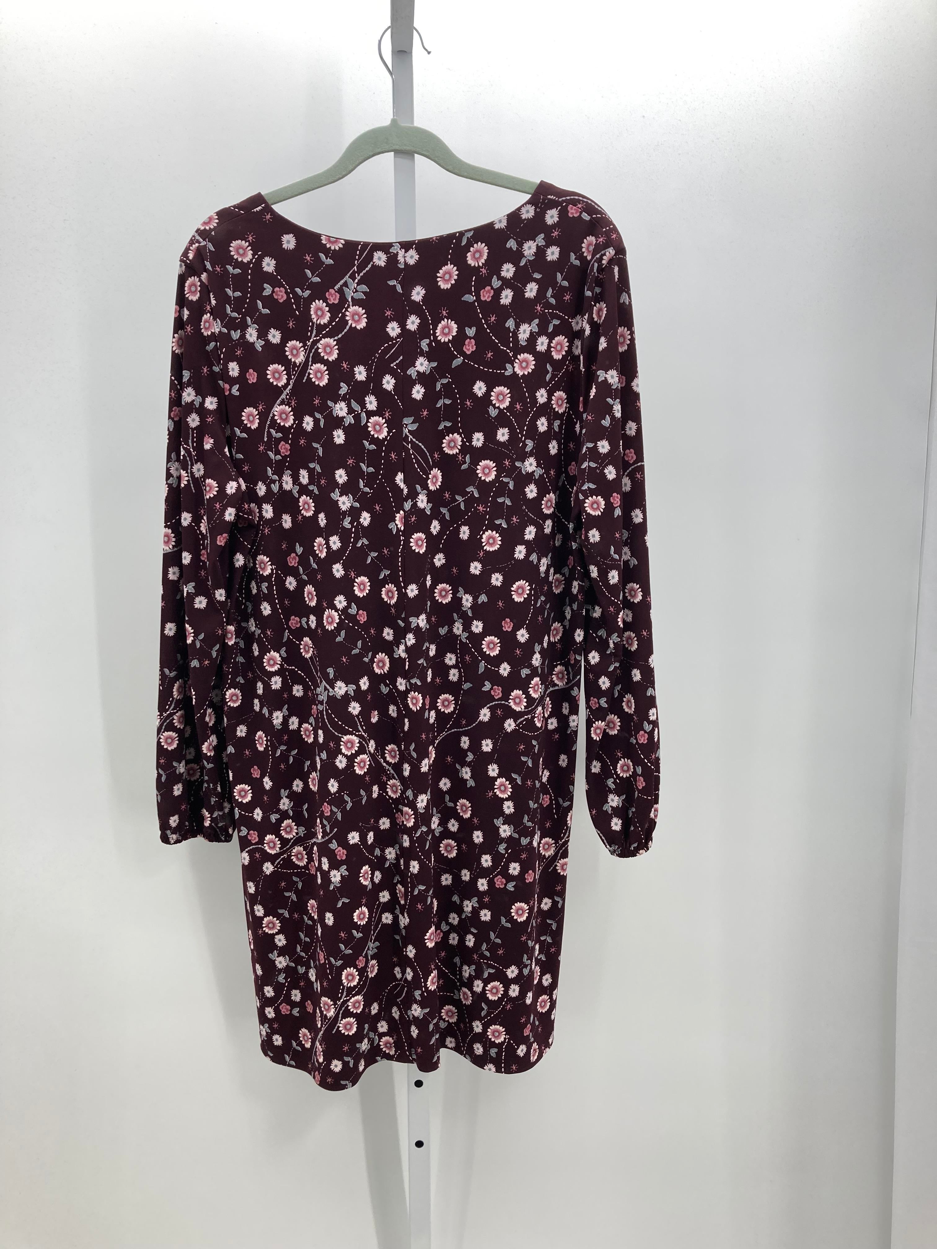 Size 18 Misses Long Sleeve Dress