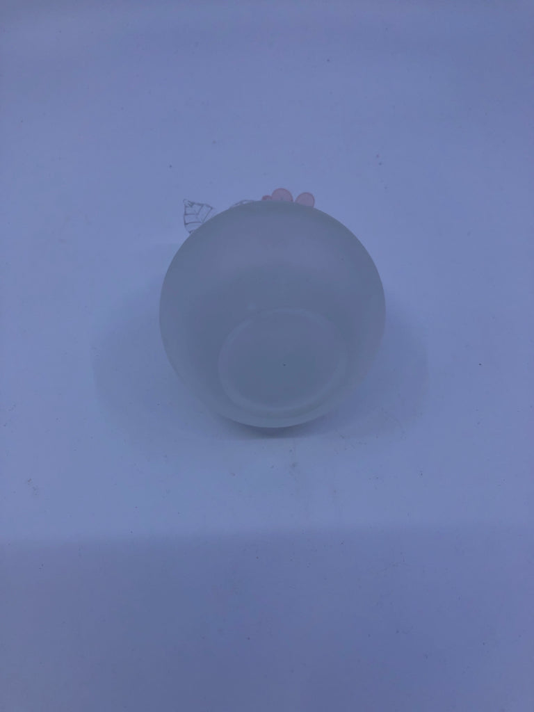 VTG HUMMINGBIRD FLORAL PERFUME EMPTY BOTTLE.