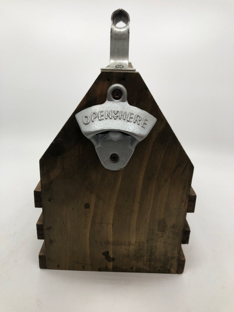 BOTTLE OPENER DRINK CADDY.